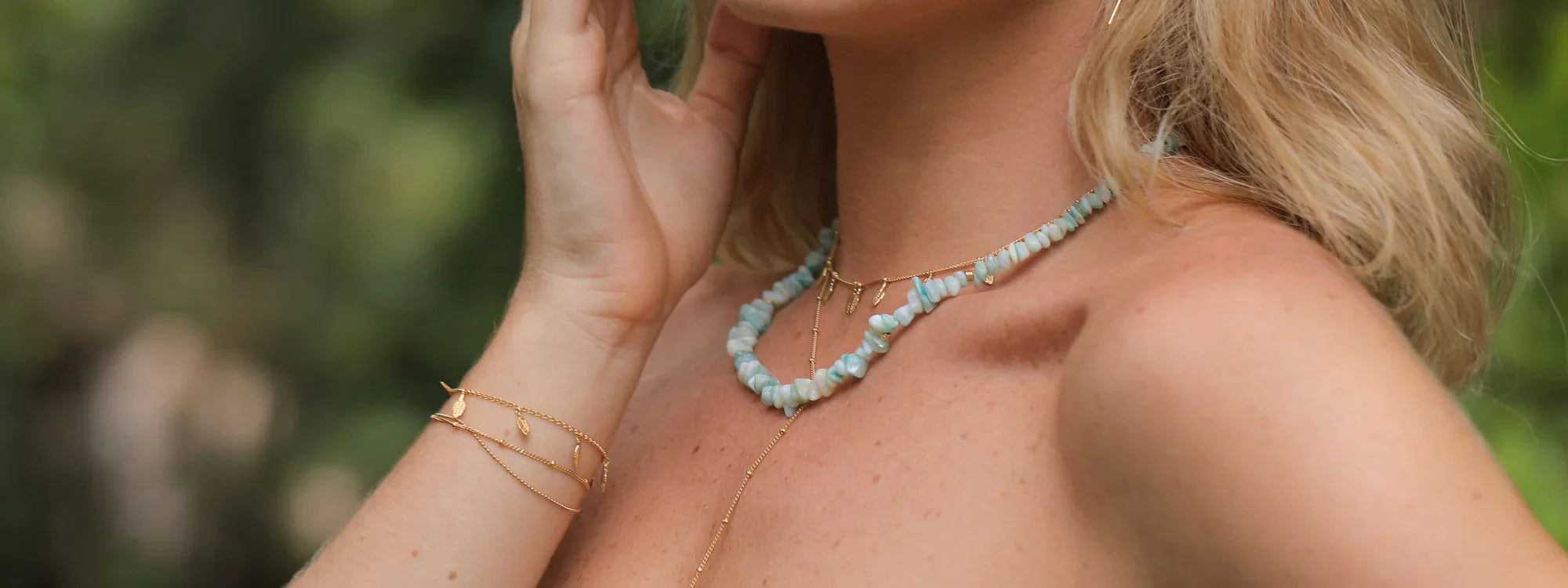 Boho Schmuck mit Federn