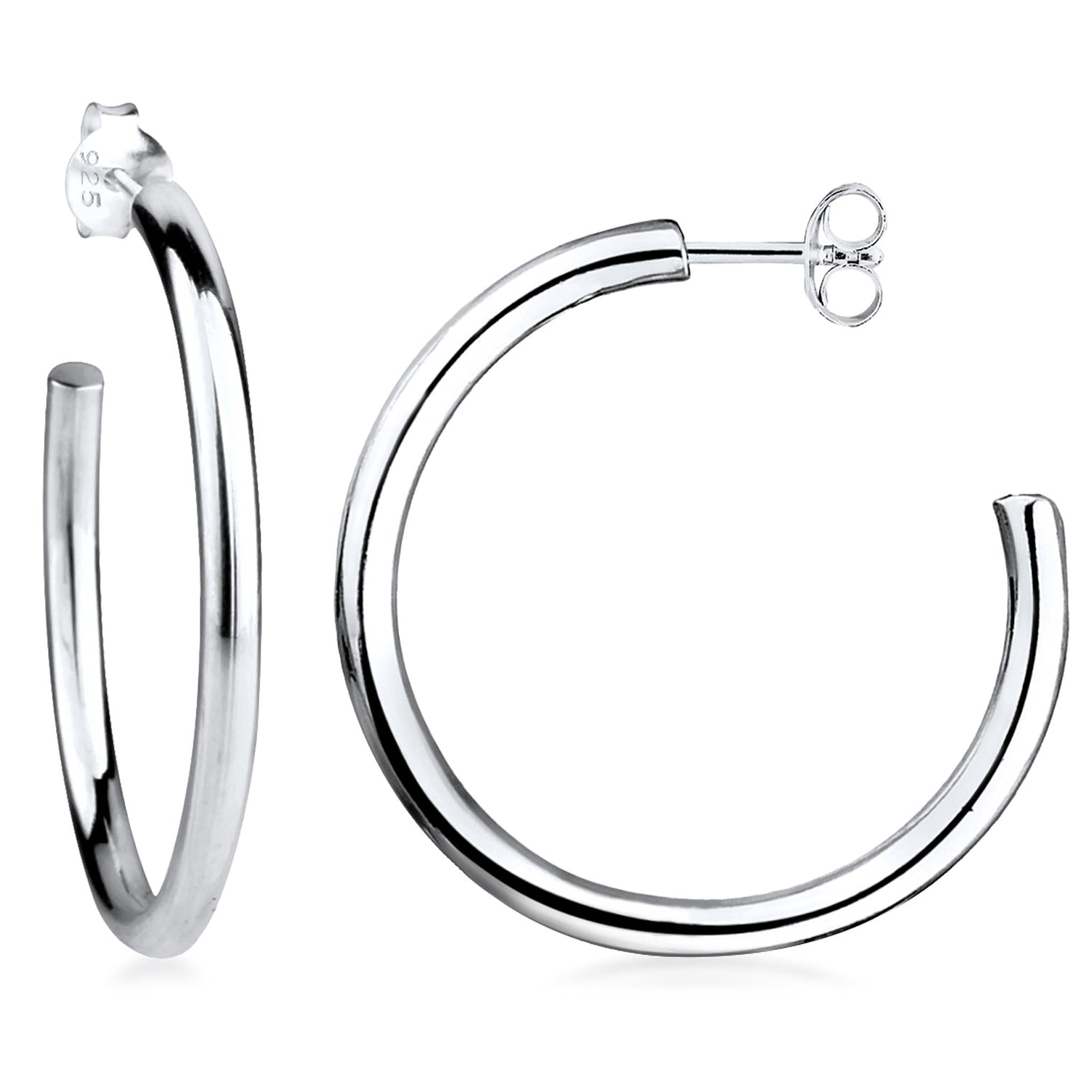 Silber - Elli | Creole | 925er Sterling Silber