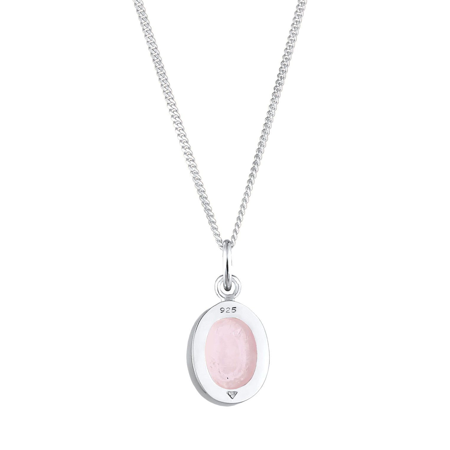 Rosa - Elli | Halskette | Quarz (Rosa) | 925er Sterling Silber