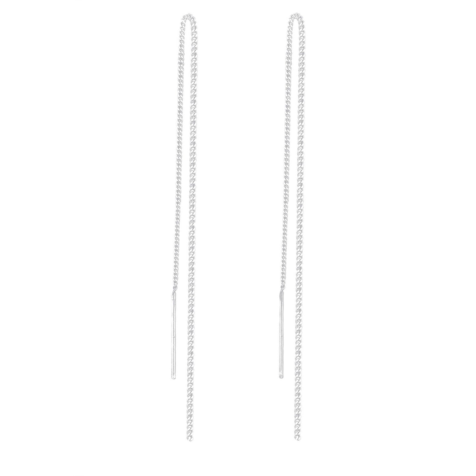 Silber - Elli | Durchzieh-Ohrhänger | 925er Sterling Silber