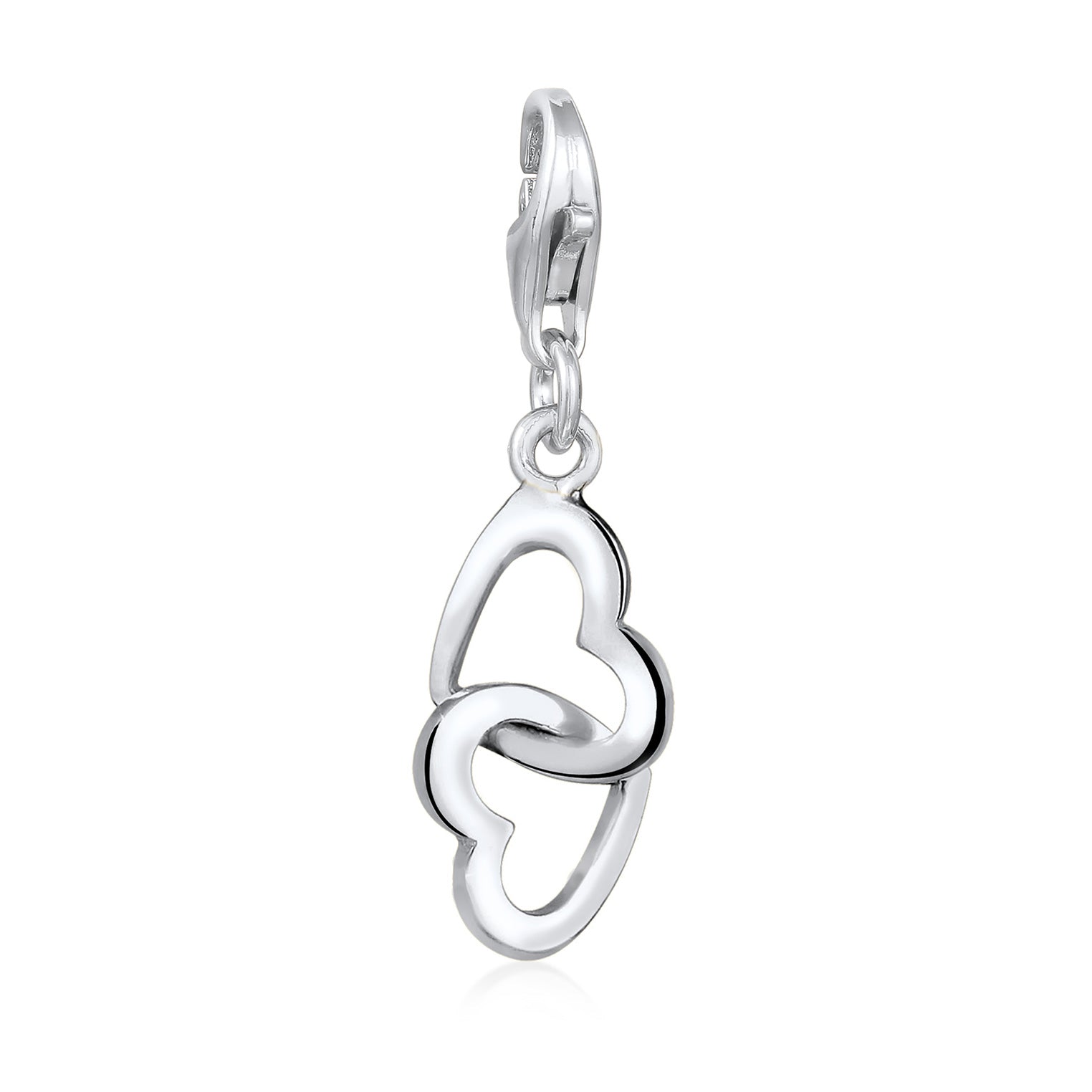 Silber - Elli | Charm Herz | 925er Sterling Silber