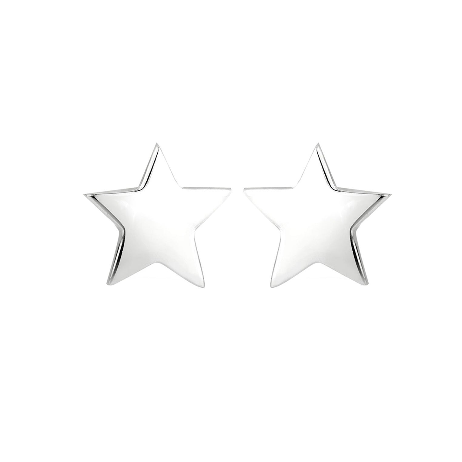 Silber - Elli | Ohrstecker Stern | 925er Sterling Silber