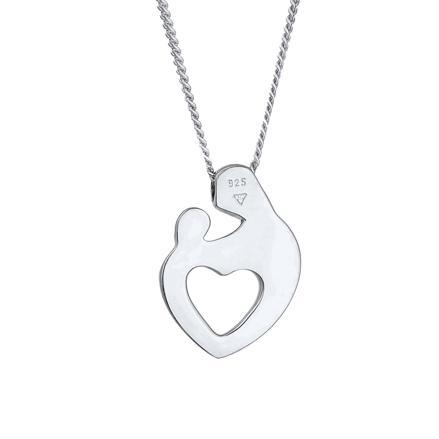 Silber - Elli | Halskette Mutter & Kind | 925er Sterling Silber