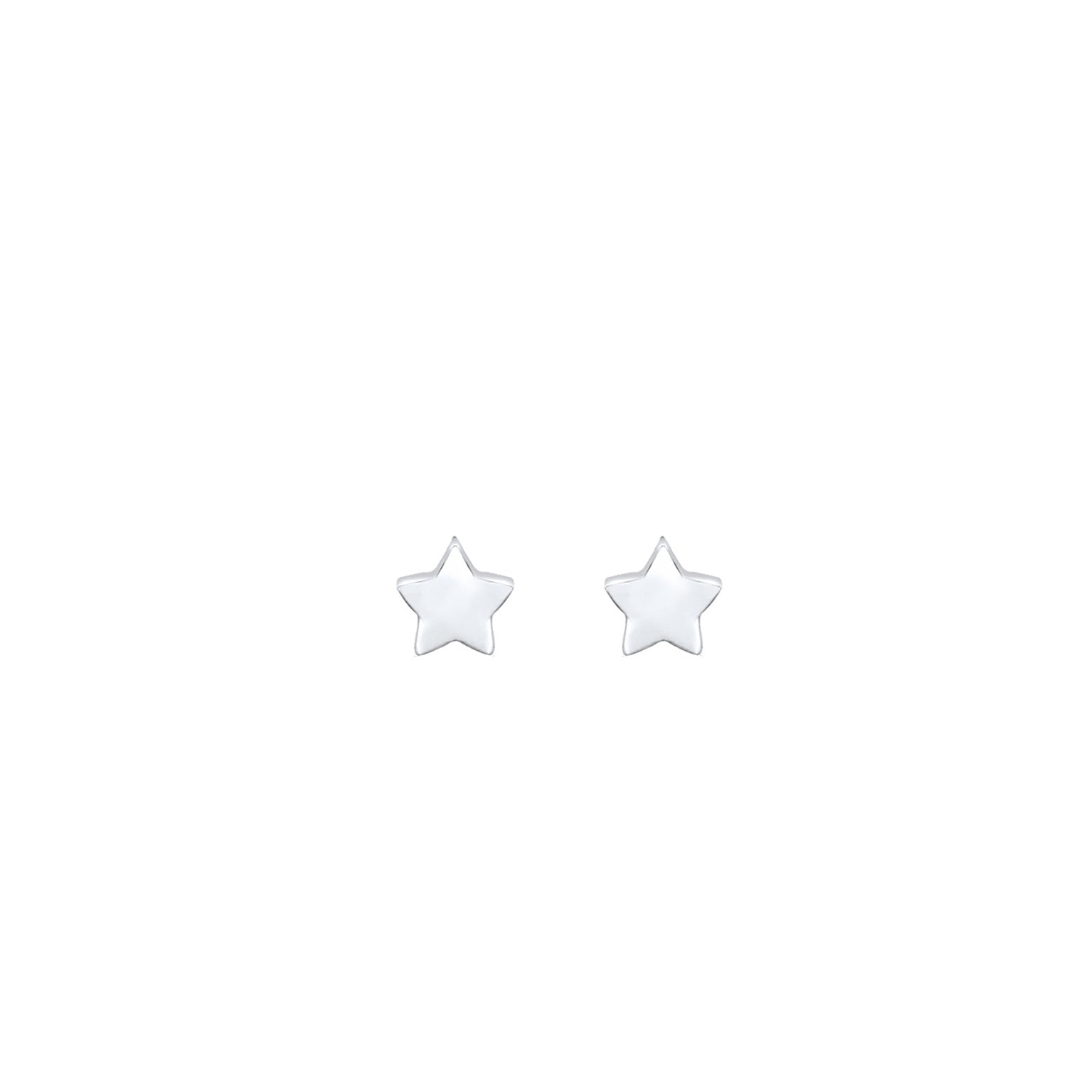 Silber - Elli | Ohrring Stern | 925er Sterling Silber