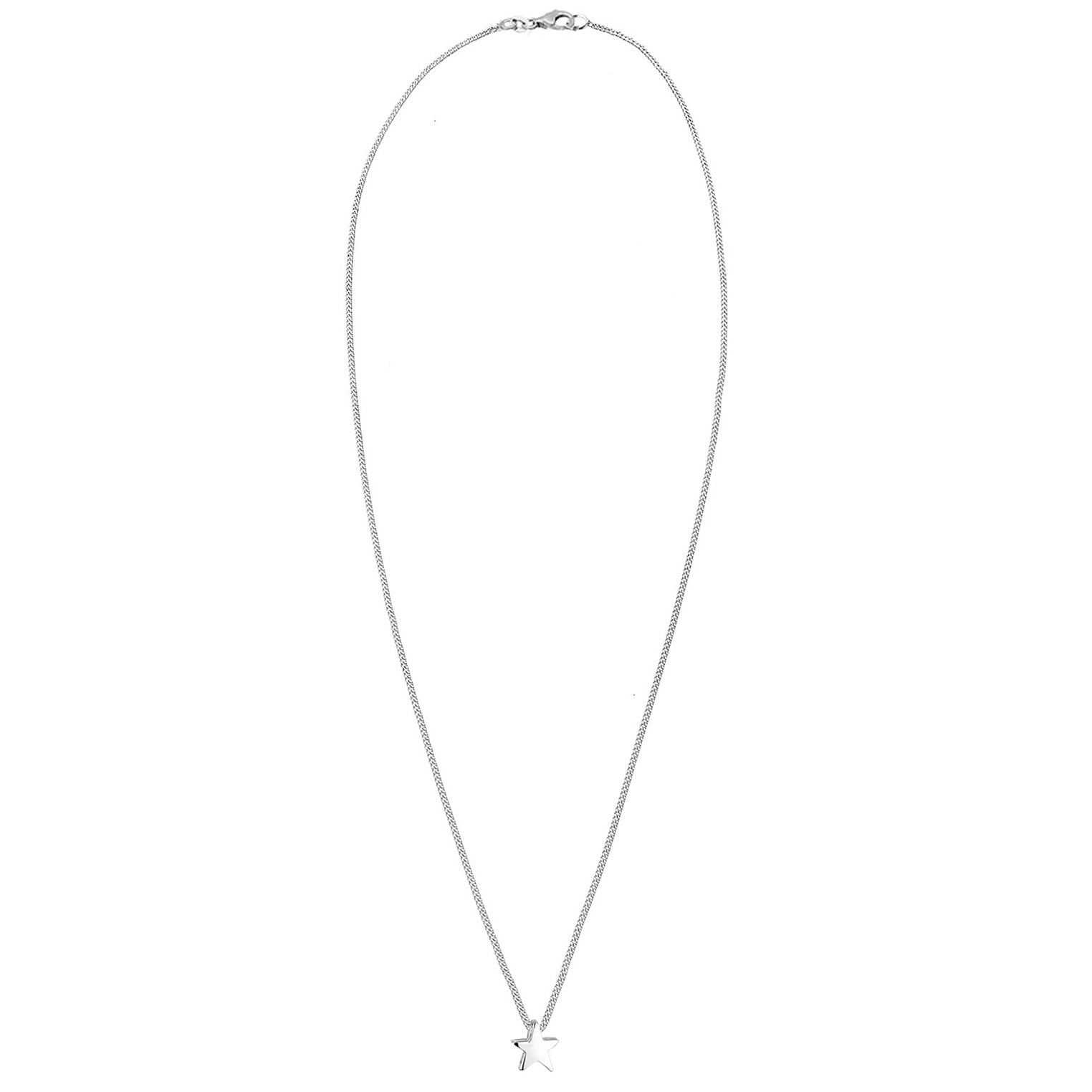 Silber - Elli | Halskette Stern Astro | 925er Sterling Silber