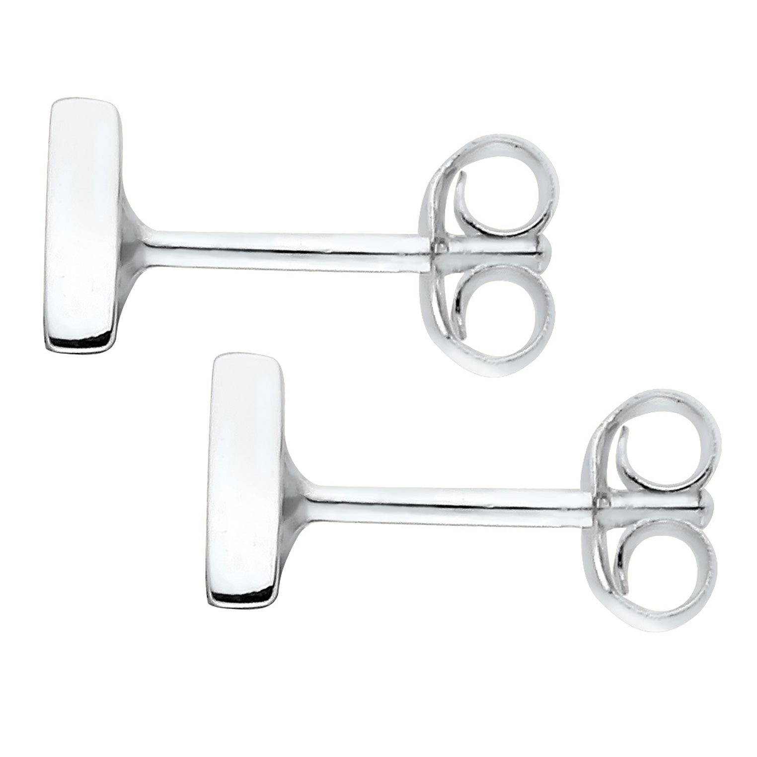 Silber - Elli | Ohrstecker Dreieck | 925er Sterling Silber