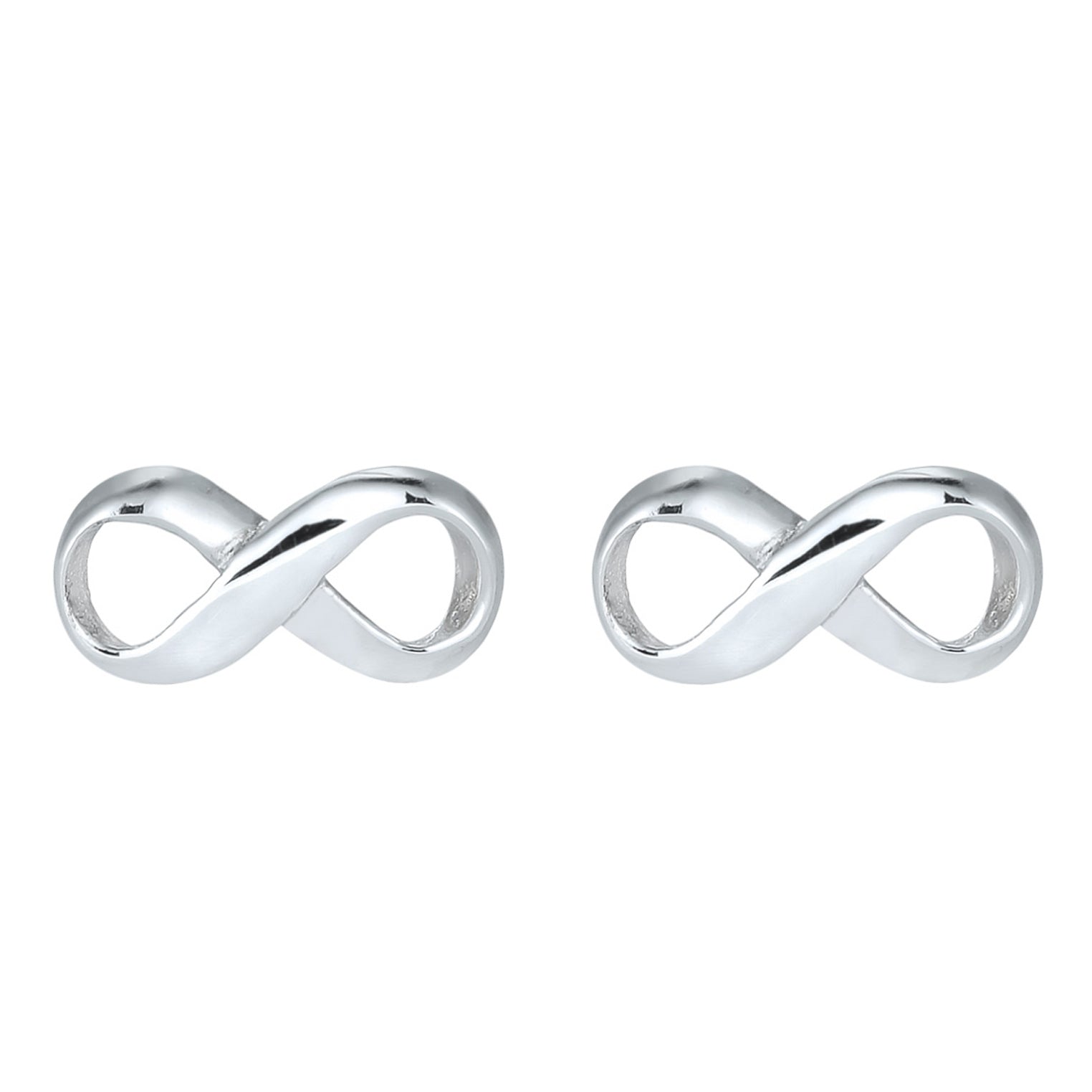 Silber - Elli | Ohrstecker Infinity | 925er Sterling Silber