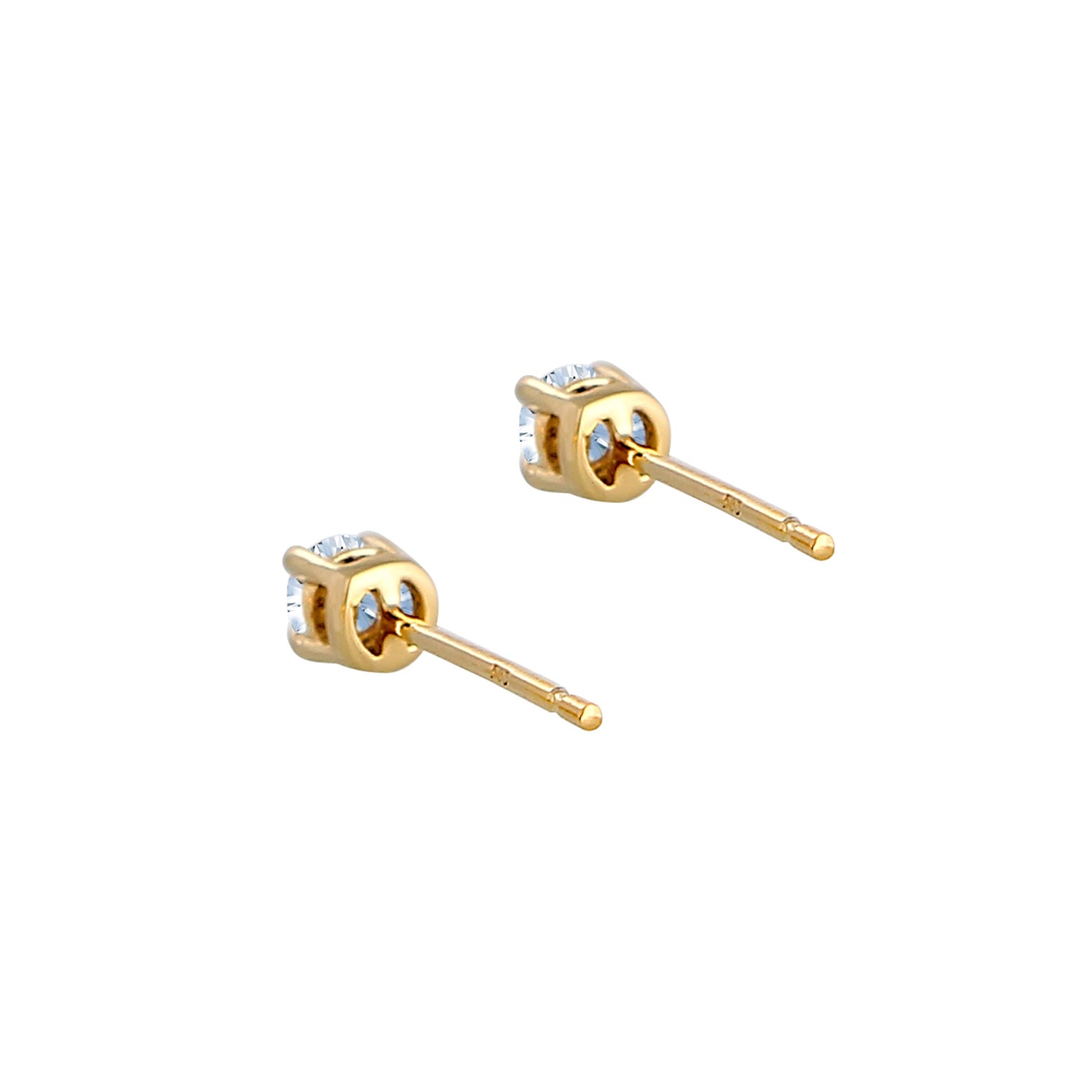Gold - Elli DIAMONDS | Ohrstecker | Diamant ( Weiß, 0,22 ct ) | 585 Gelbgold