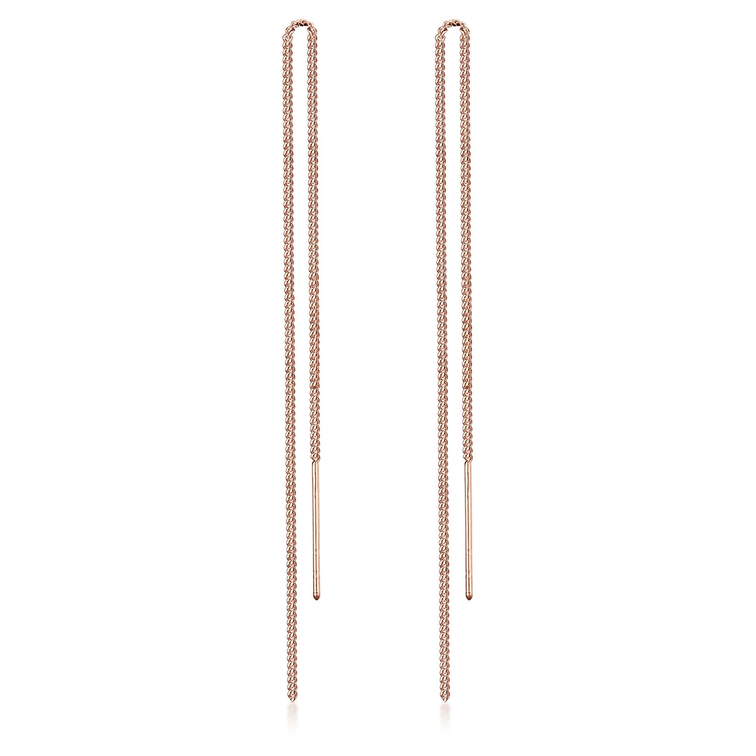 Roségold - Elli | Ohrhänger Ear Chain | 925 Sterling Silber Rosegold