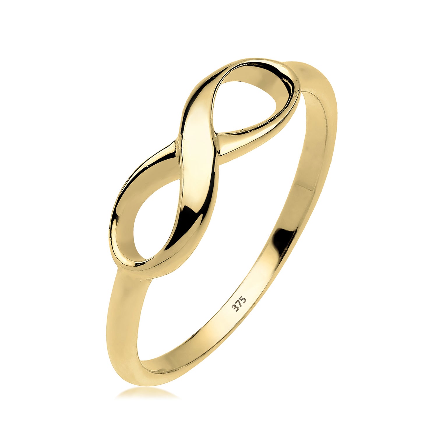 Gold - Elli PREMIUM | Ring Infinity | 375 Gelbgold