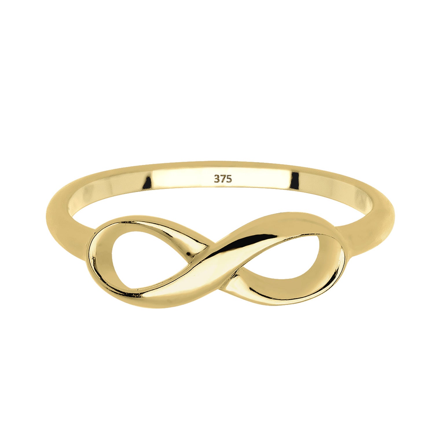 Gold - Elli PREMIUM | Ring Infinity | 375 Gelbgold