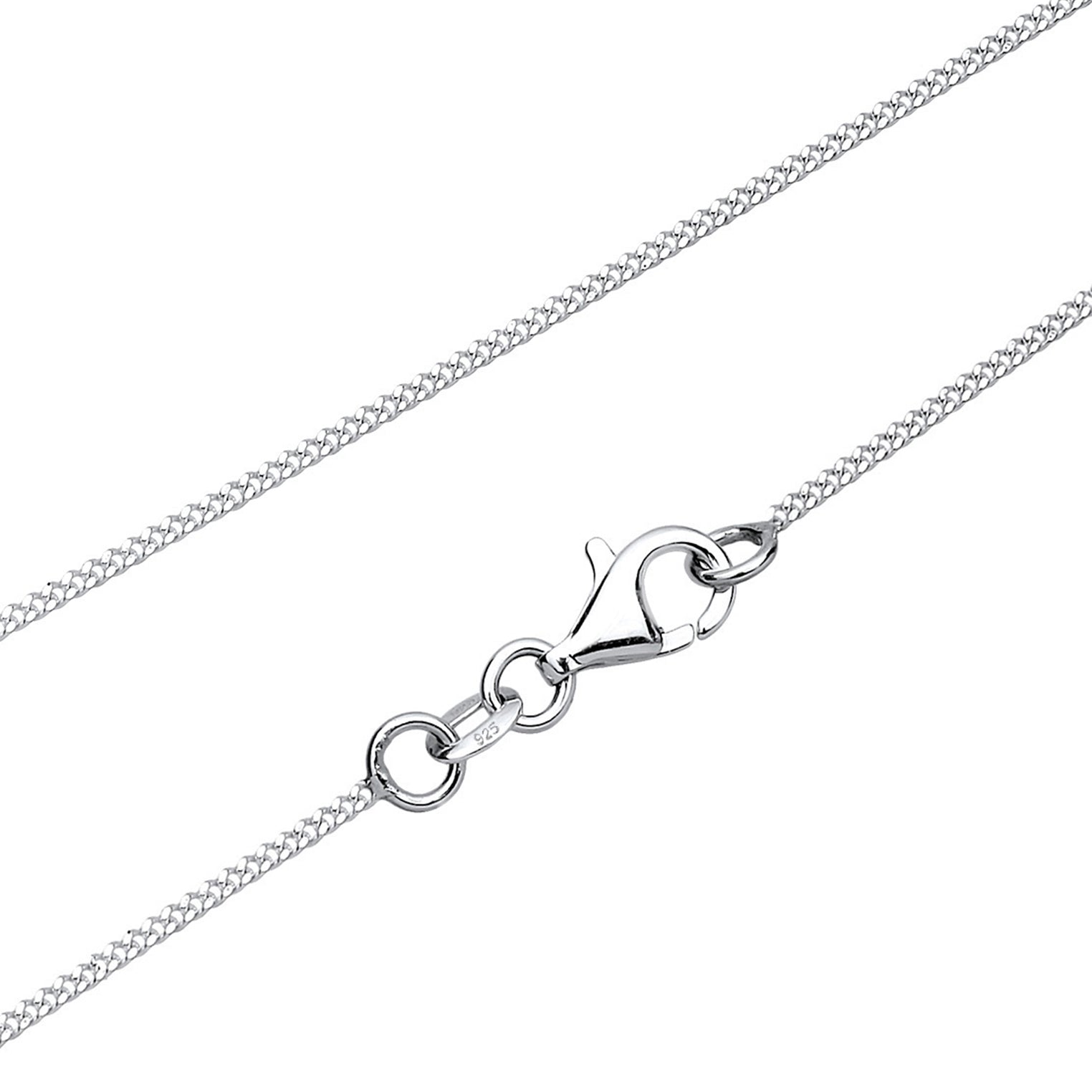 Weiß - Elli | Halskette Infinity | Süßwasserperle, Kristall (Weiß) | 925er Sterling Silber