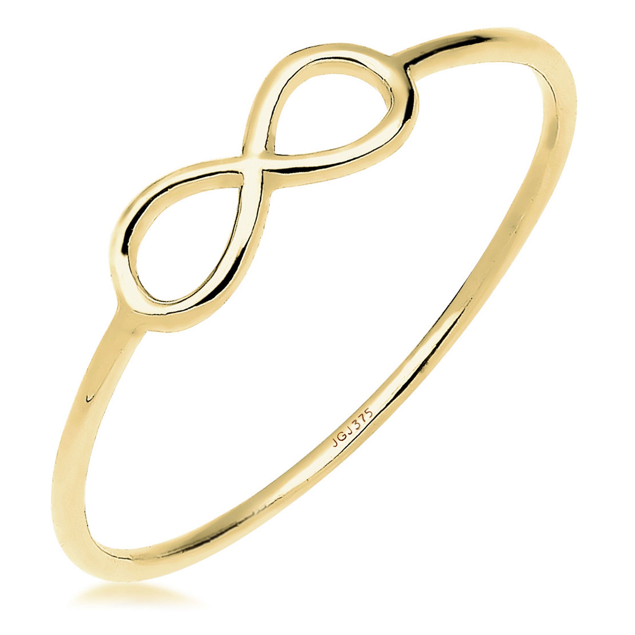 Gold - Elli PREMIUM | Ring Infinity | 375 Gelbgold