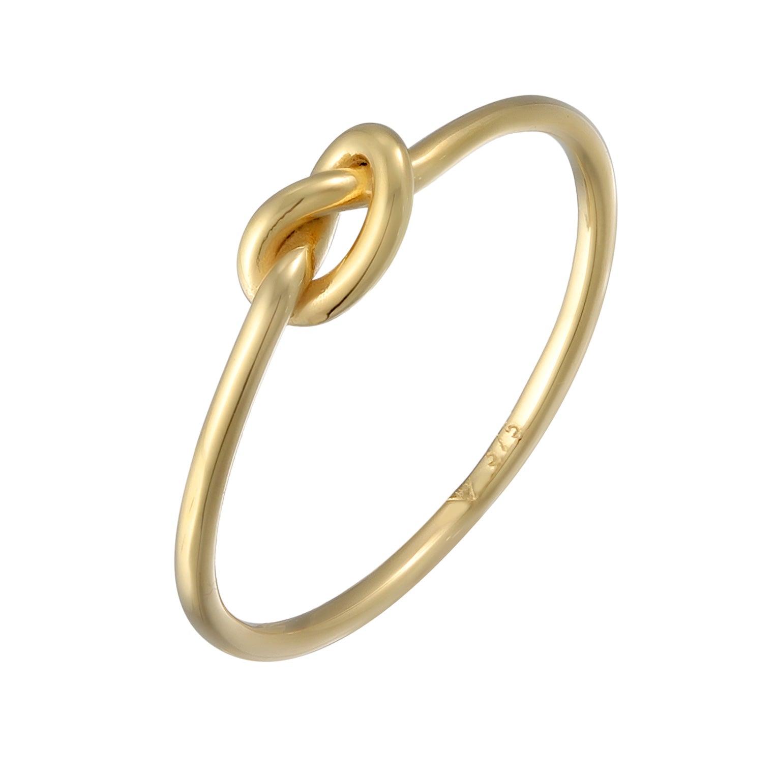 Gold - Elli PREMIUM | Ring Knoten | 375 Gelbgold