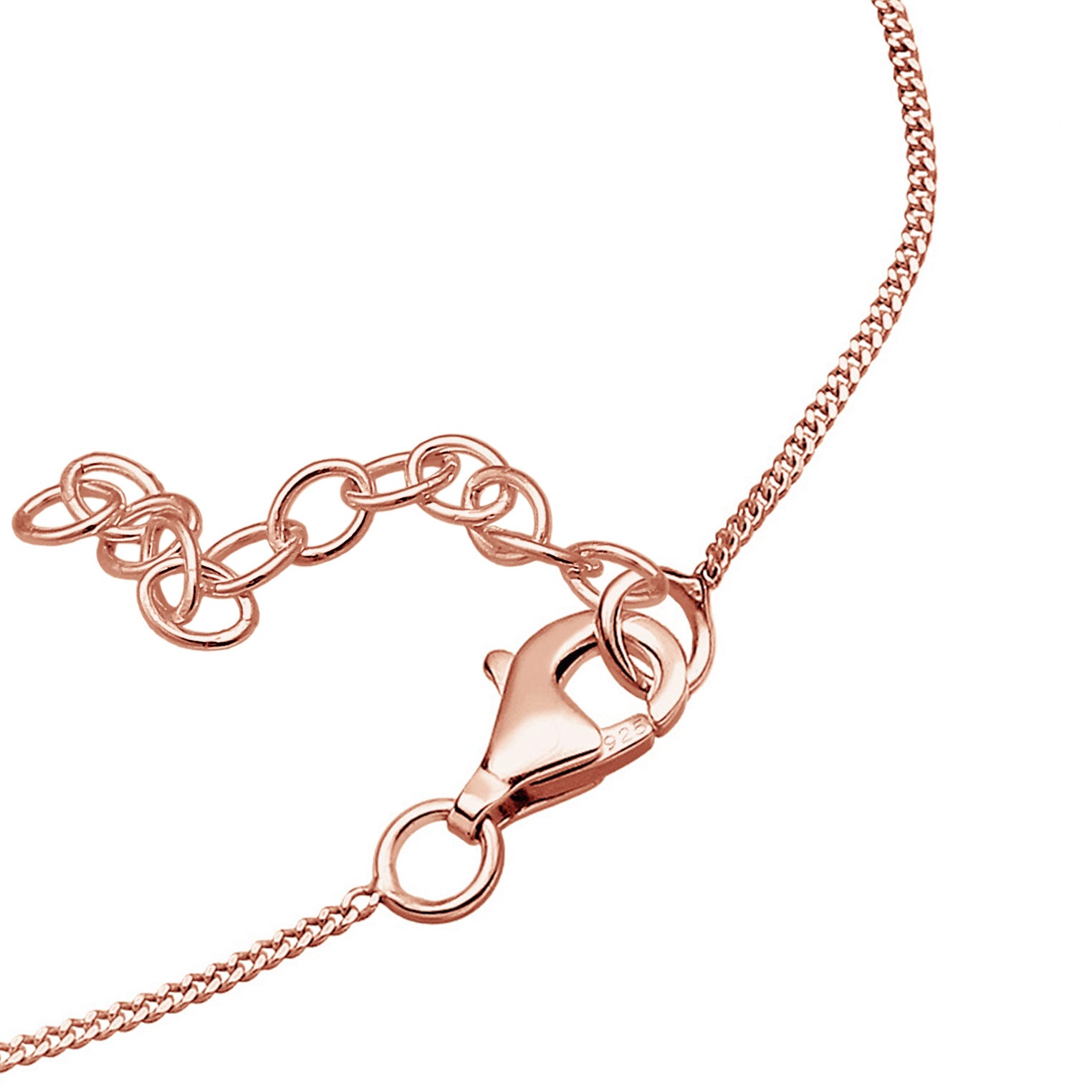 Roségold - Elli | Armband Herz | 925 Sterling Silber Rosegold
