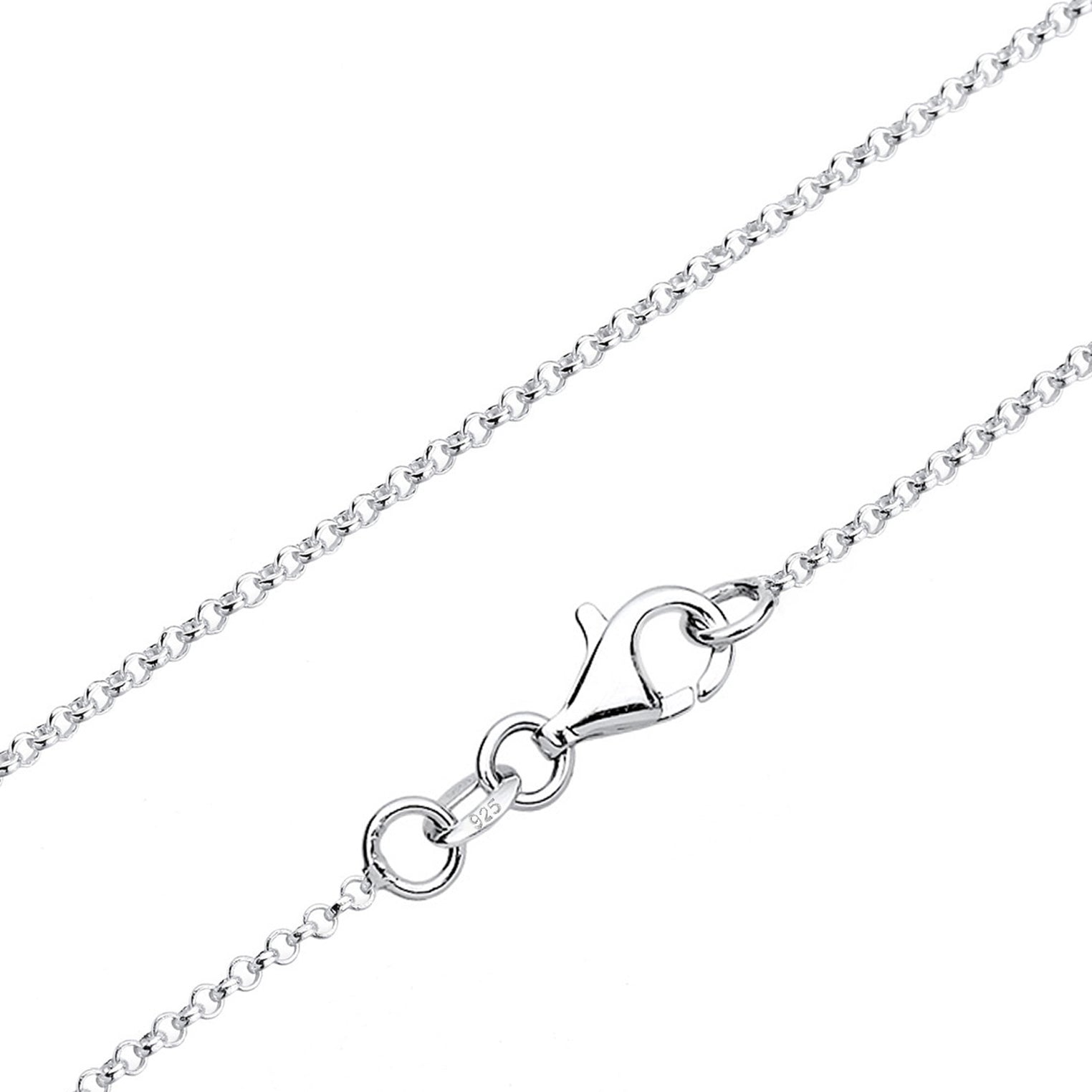 Silber - Elli | Halskette Kleeblatt Cut-Out | 925er Sterling Silber