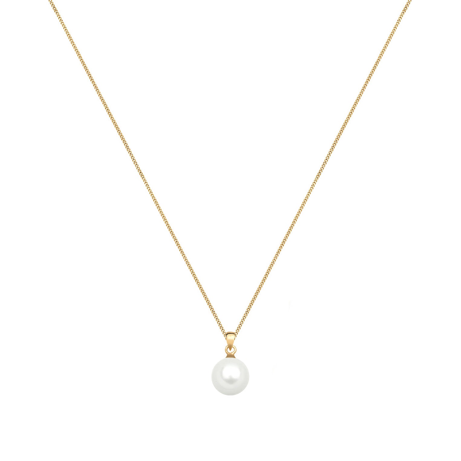Gold - Elli PREMIUM | Halskette | Perle | 585 Gelbgold