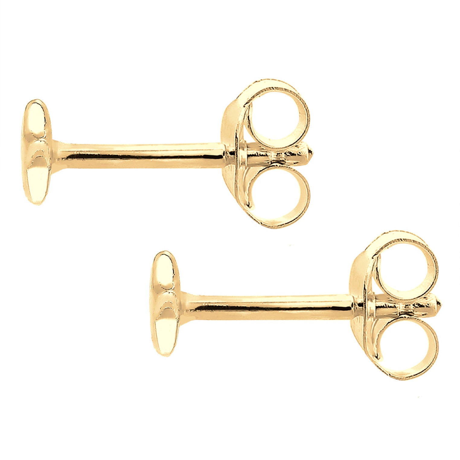 Gold - Elli PREMIUM | Ohrstecker Stern | 585 Gelbgold