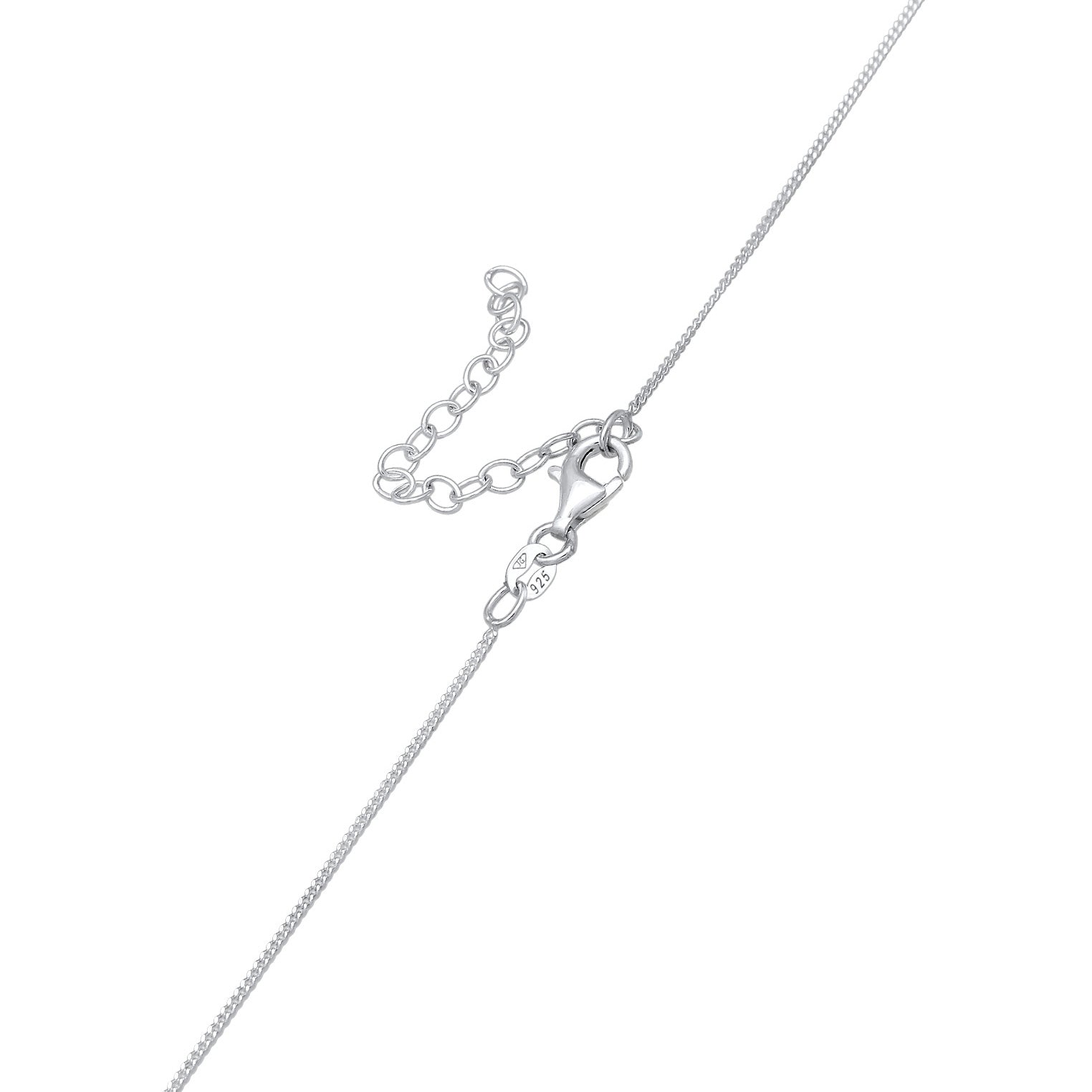 Silber - Elli | Y-Halskette Geo | 925er Sterling Silber