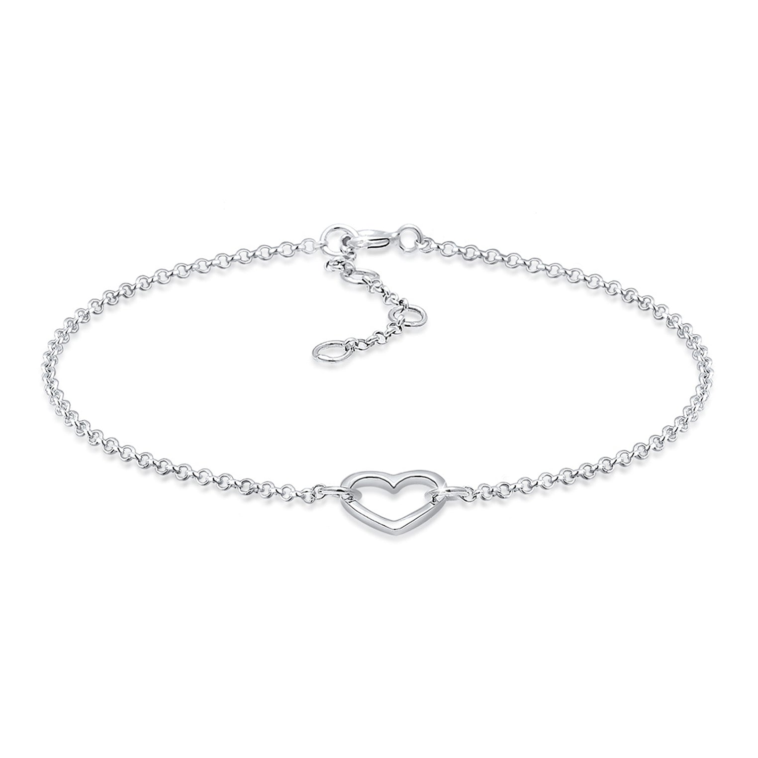 Silber - Elli | Armband Herz | 925er Sterling Silber