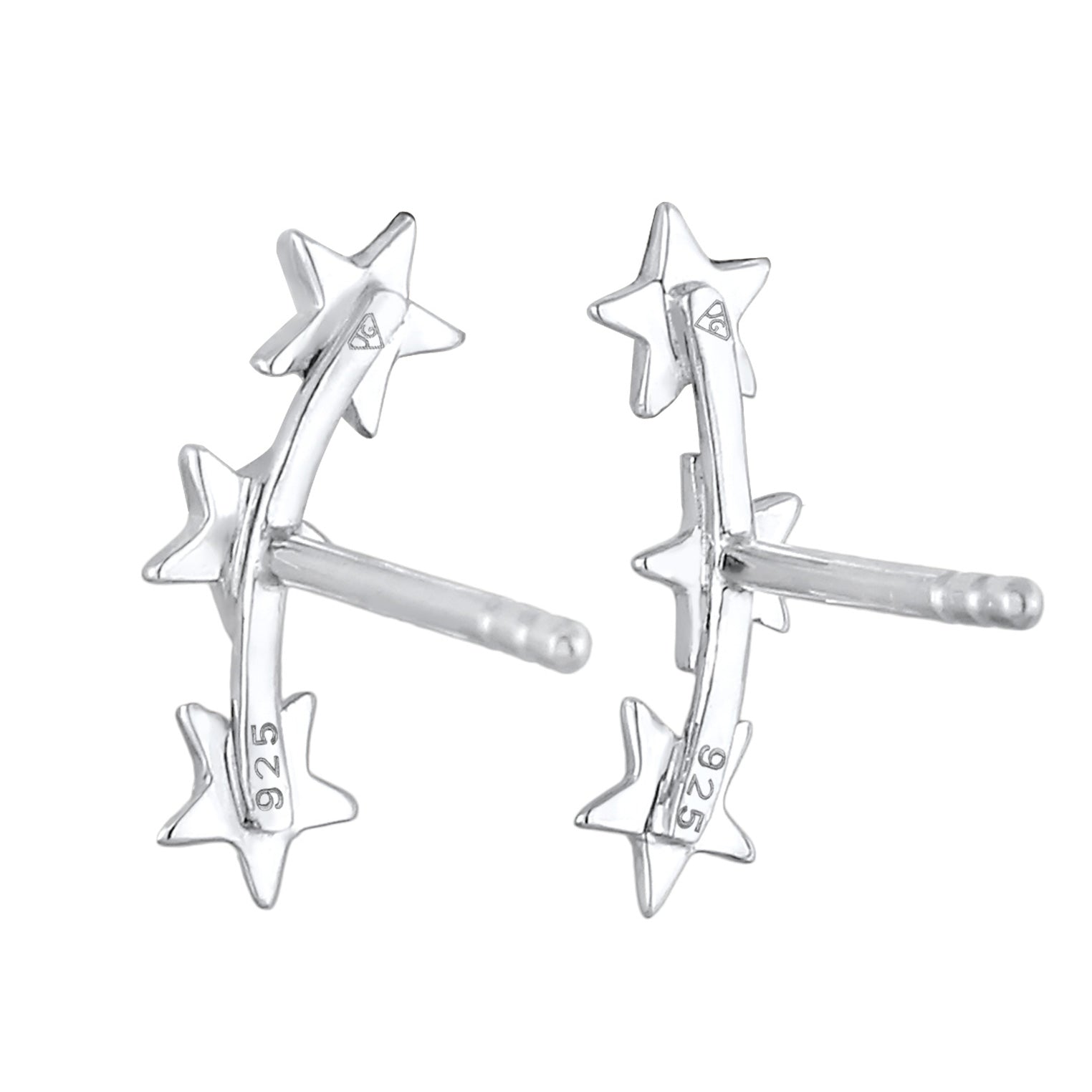 Silber - Elli | Ohrstecker Astro | 925er Sterling Silber