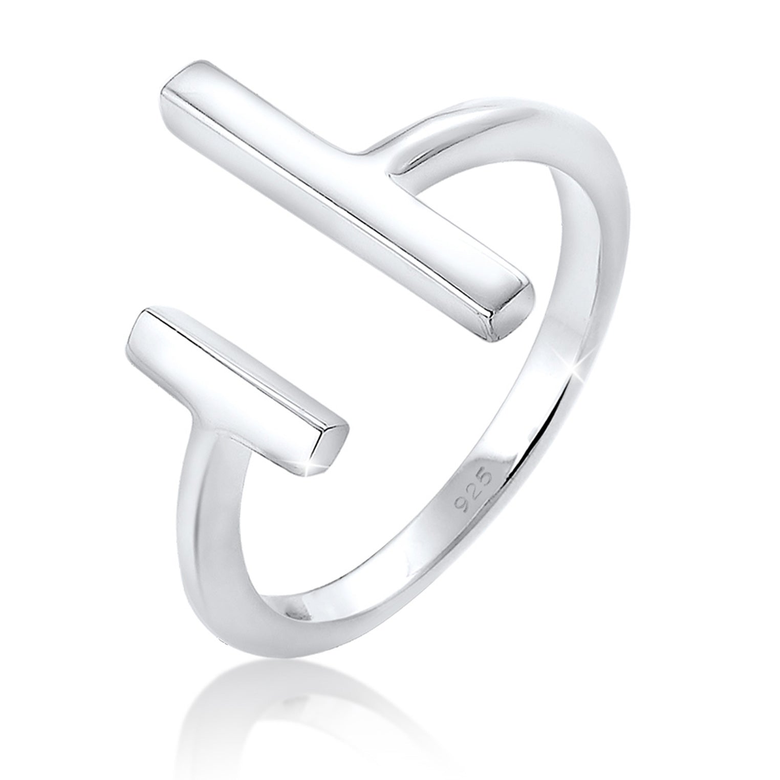 Silber - Elli | Ring Geo offen | 925er Sterling Silber