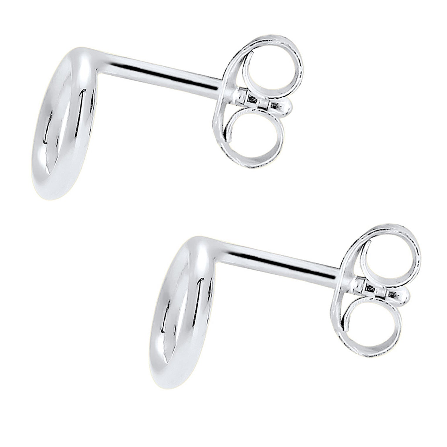 Silber - Elli | Ohrstecker Geo | 925er Sterling Silber