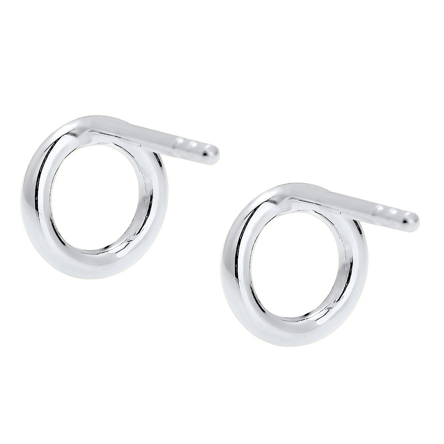 Silber - Elli | Ohrstecker Geo | 925er Sterling Silber