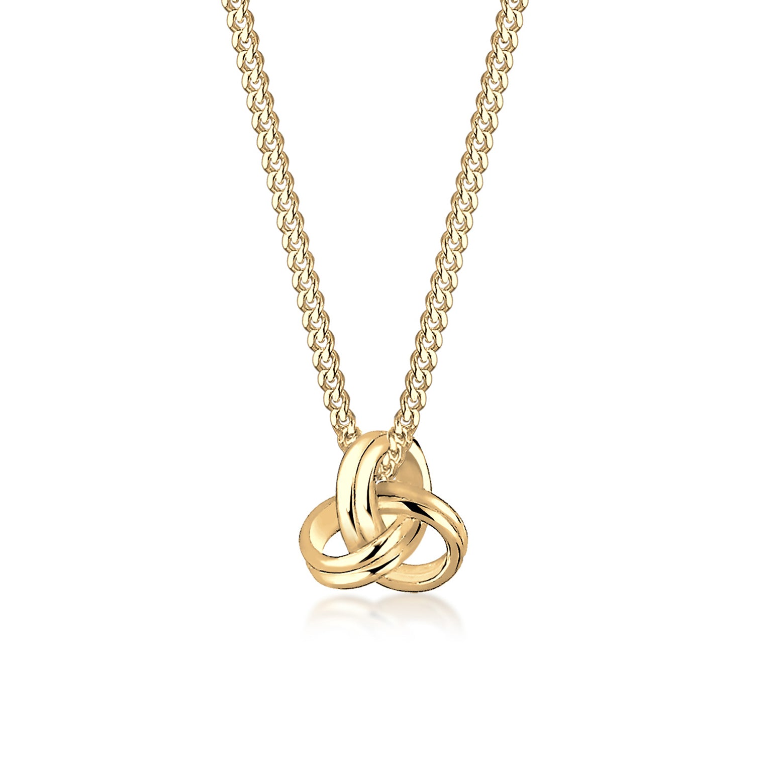 Gold - Elli PREMIUM | Halskette Knoten | 585 Gelbgold