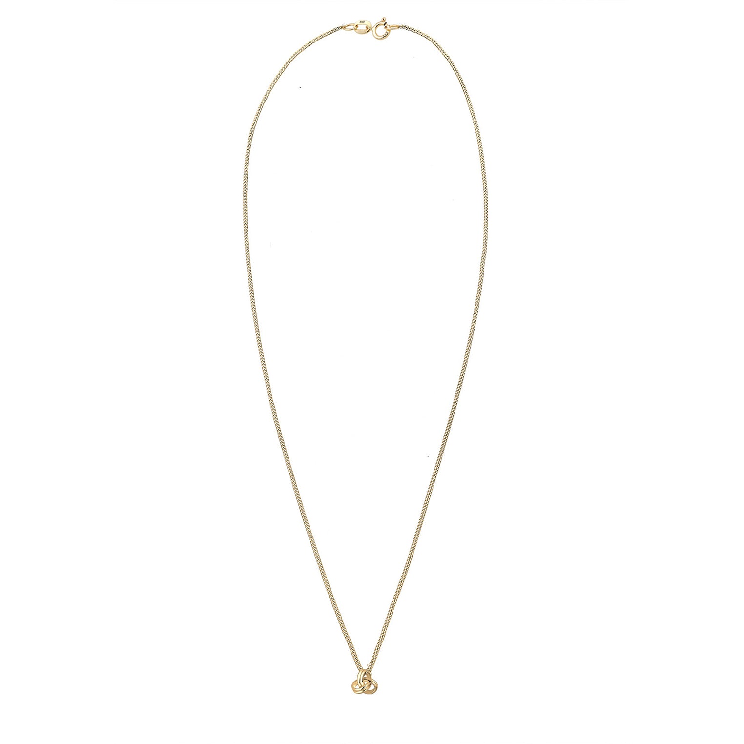 Gold - Elli PREMIUM | Halskette Knoten | 585 Gelbgold