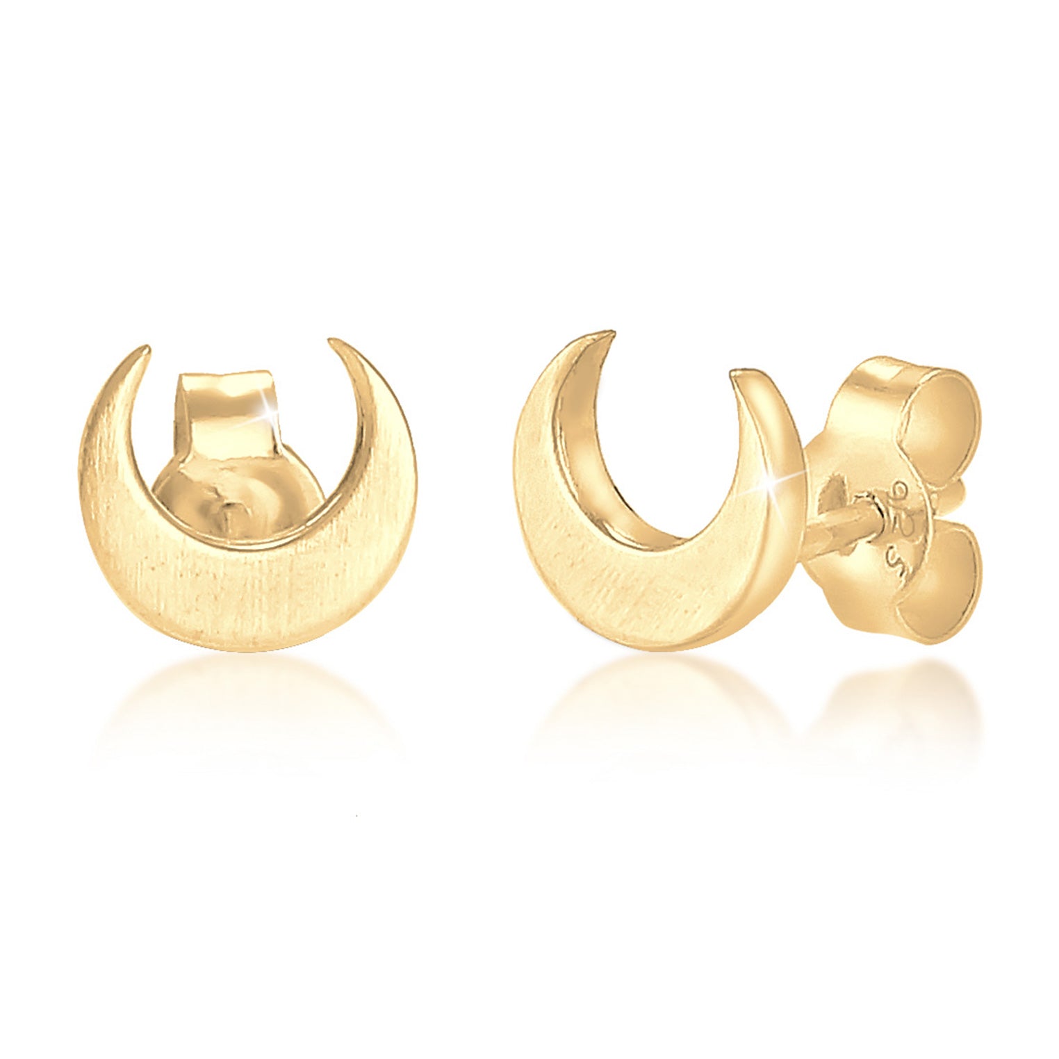 Gold - Elli | Ohrstecker Astro | 925 Sterling Silber vergoldet