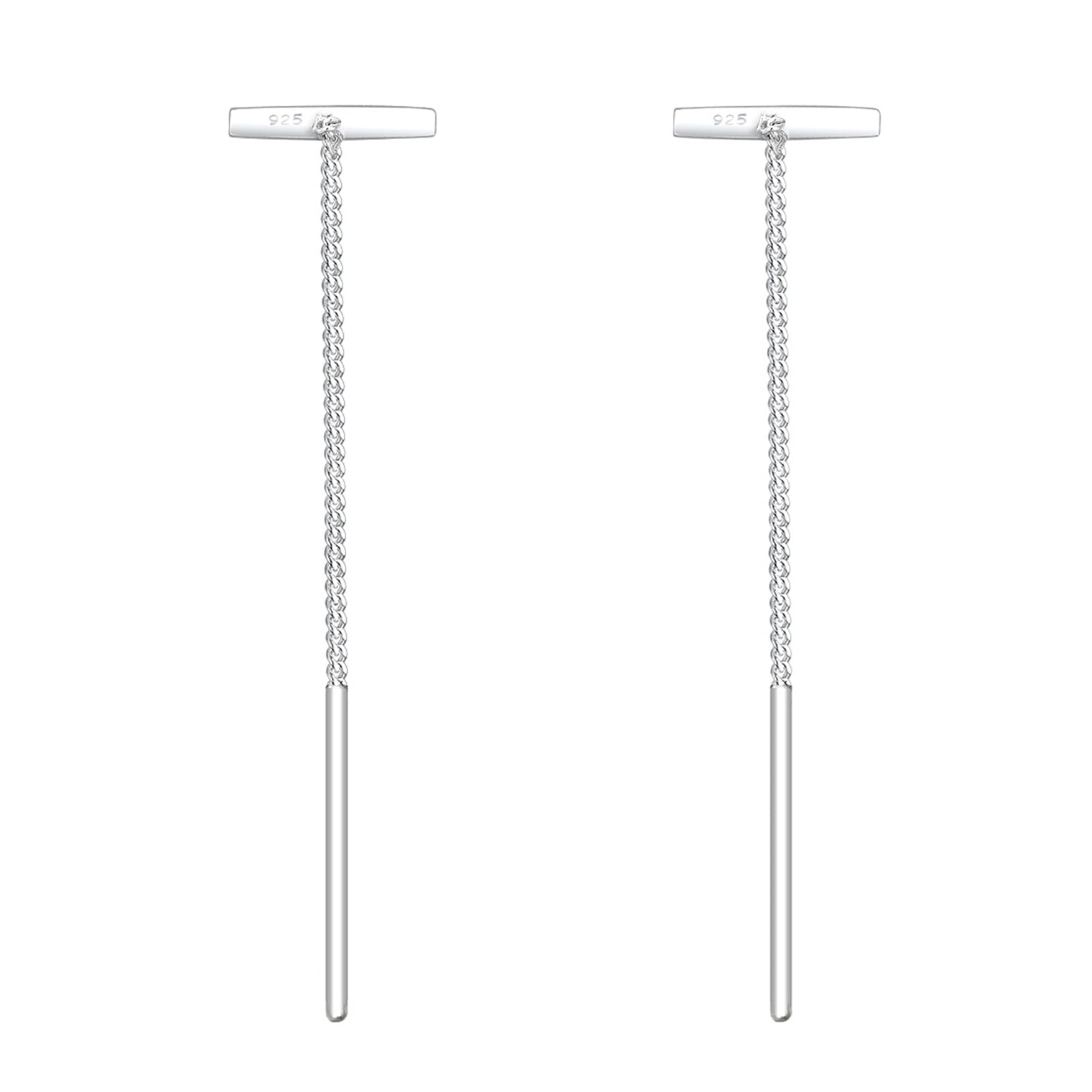 Silber - Elli | Ohrhänger Ear Chain | 925er Sterling Silber