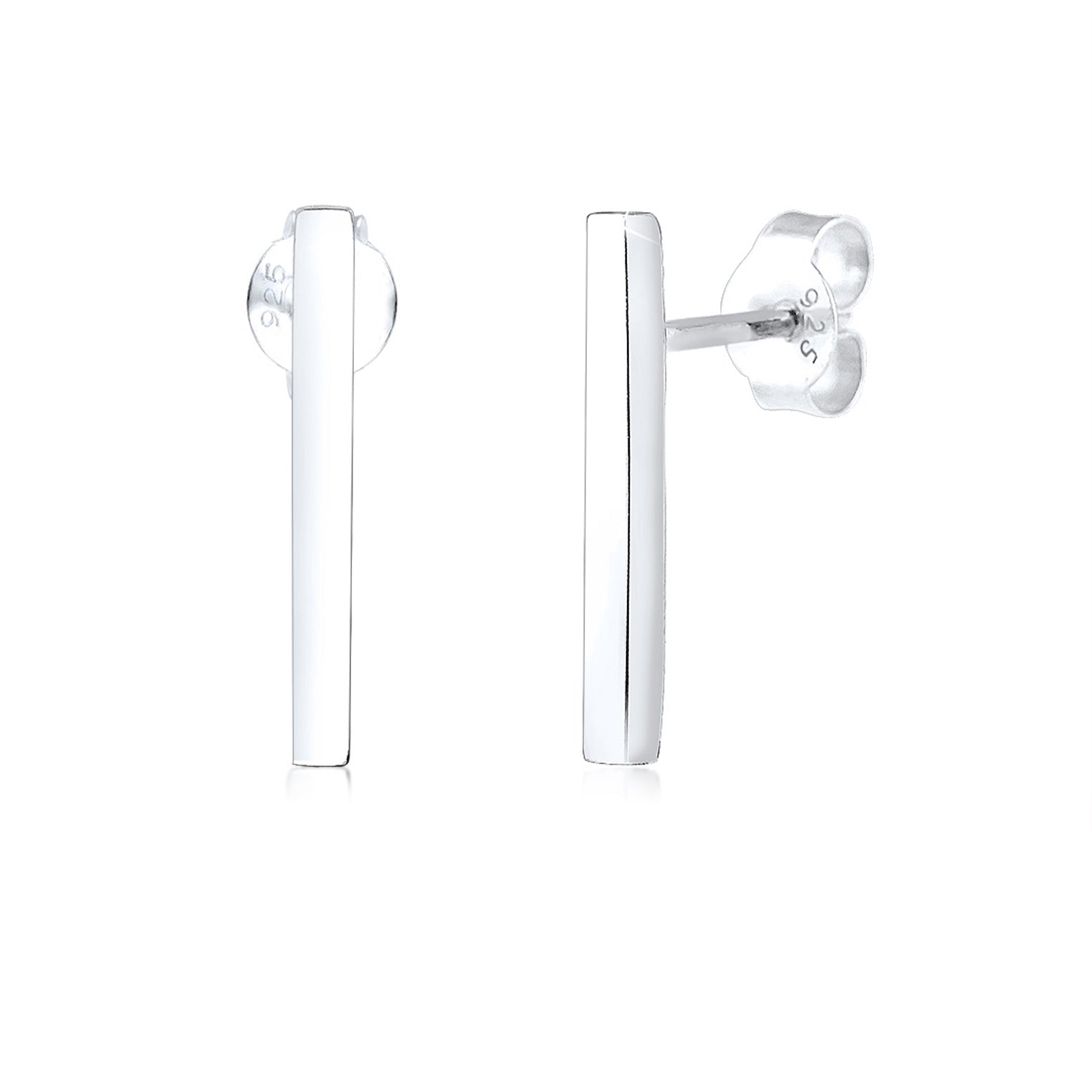 Silber - Elli | Ohrstecker Geo | 925er Sterling Silber