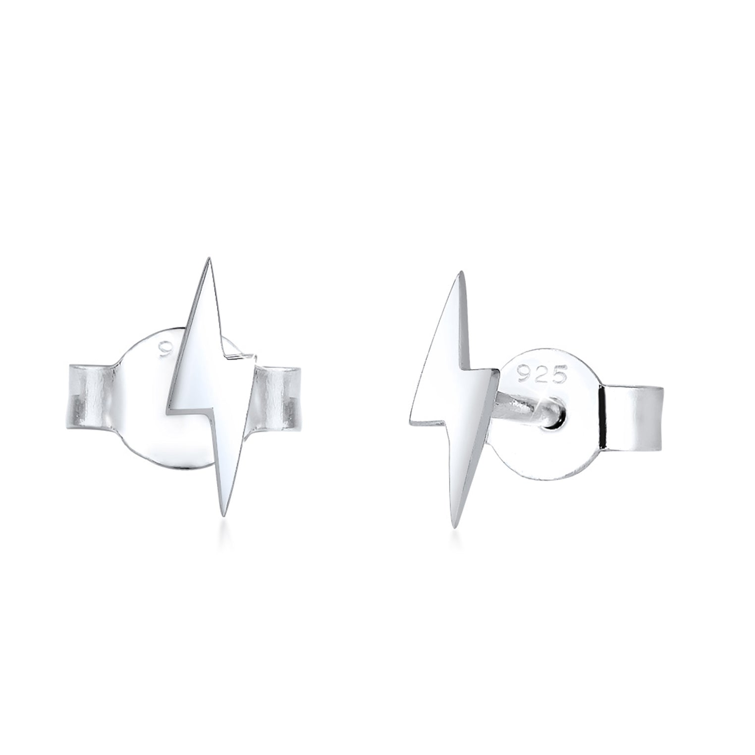 Silber - Elli | Ohrstecker Blitz | 925er Sterling Silber