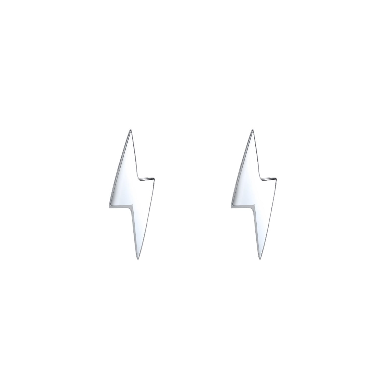 Silber - Elli | Ohrstecker Blitz | 925er Sterling Silber