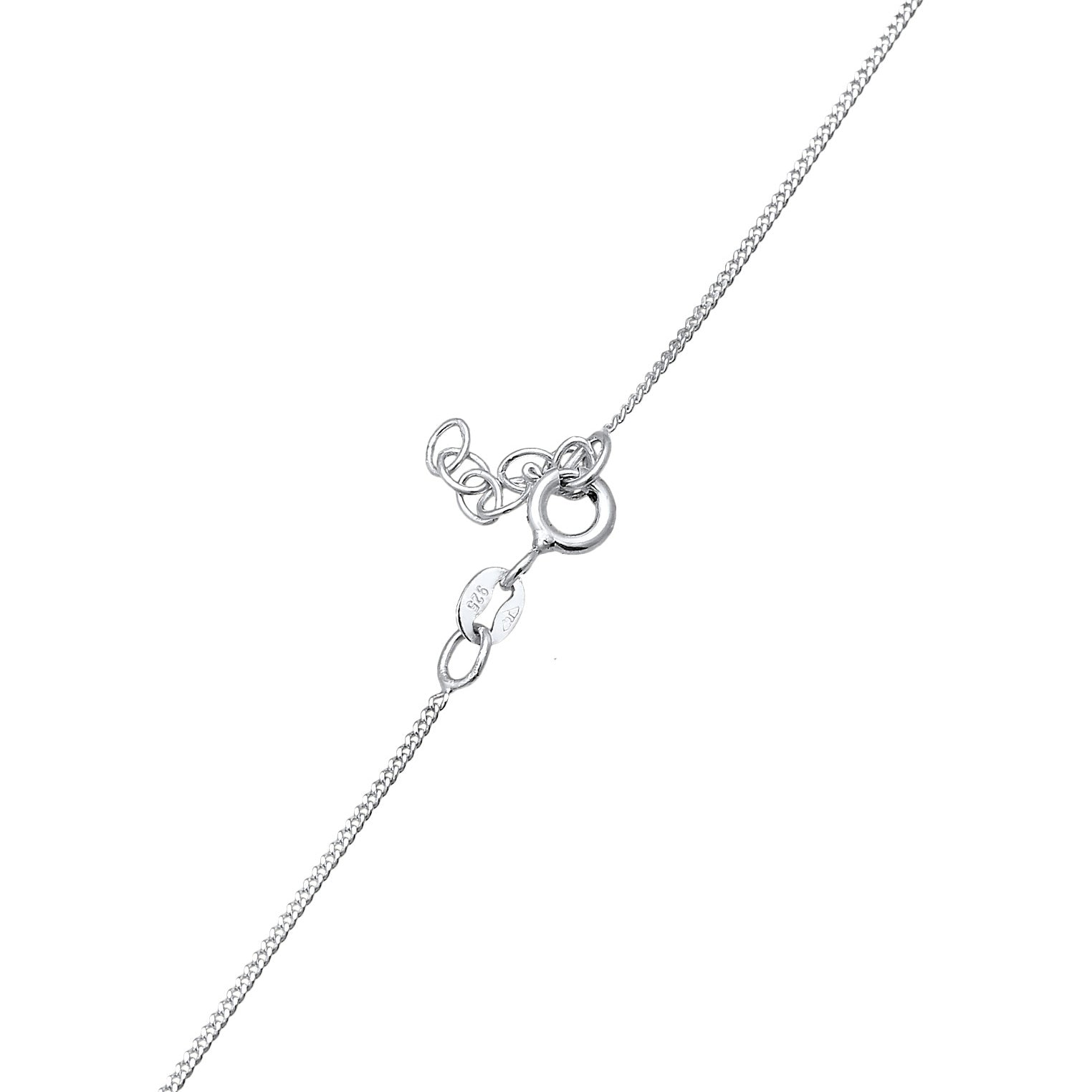 Silber - Elli | Halskette Regenbogen | 925er Sterling Silber