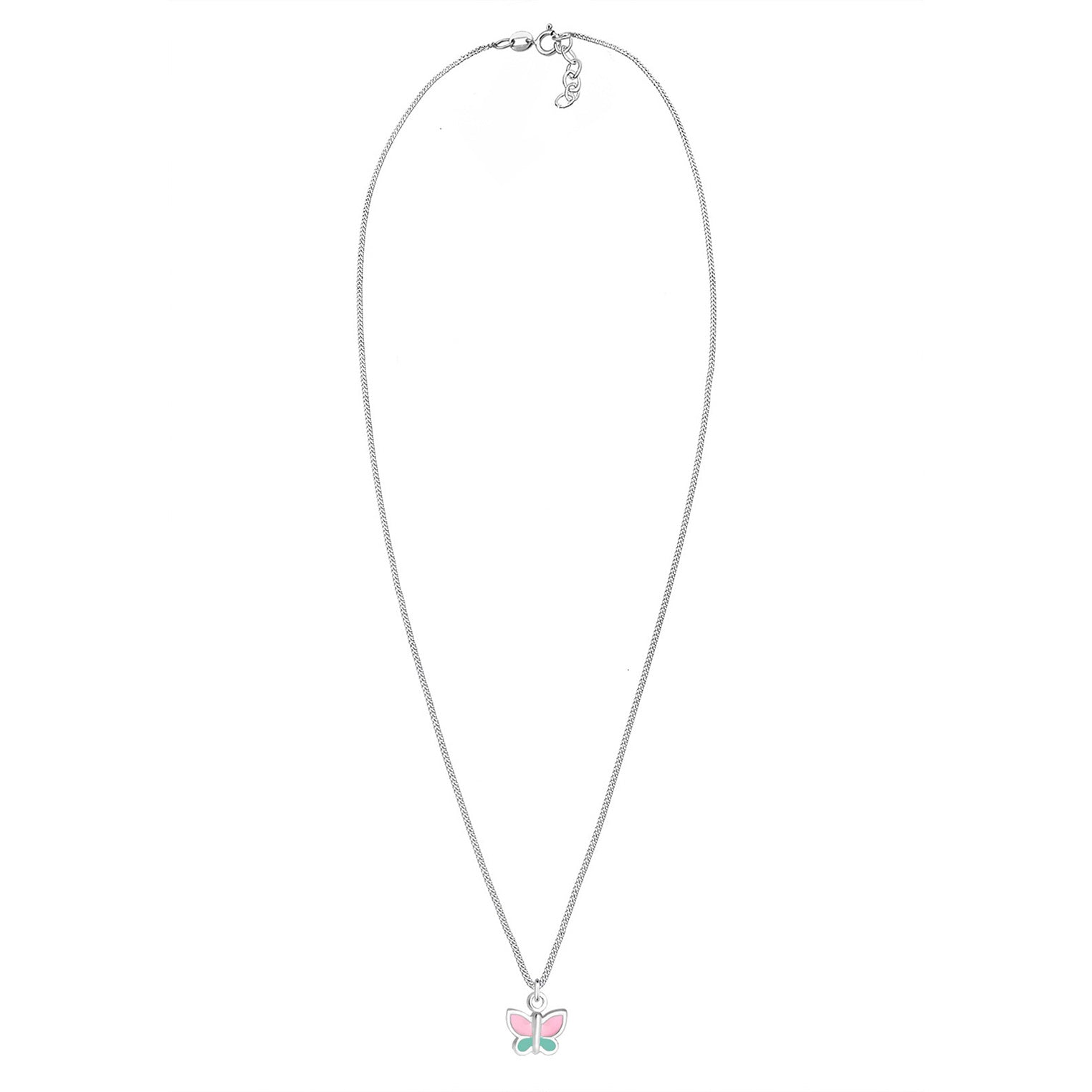 Silber - Elli | Halskette Schmetterling | 925er Sterling Silber