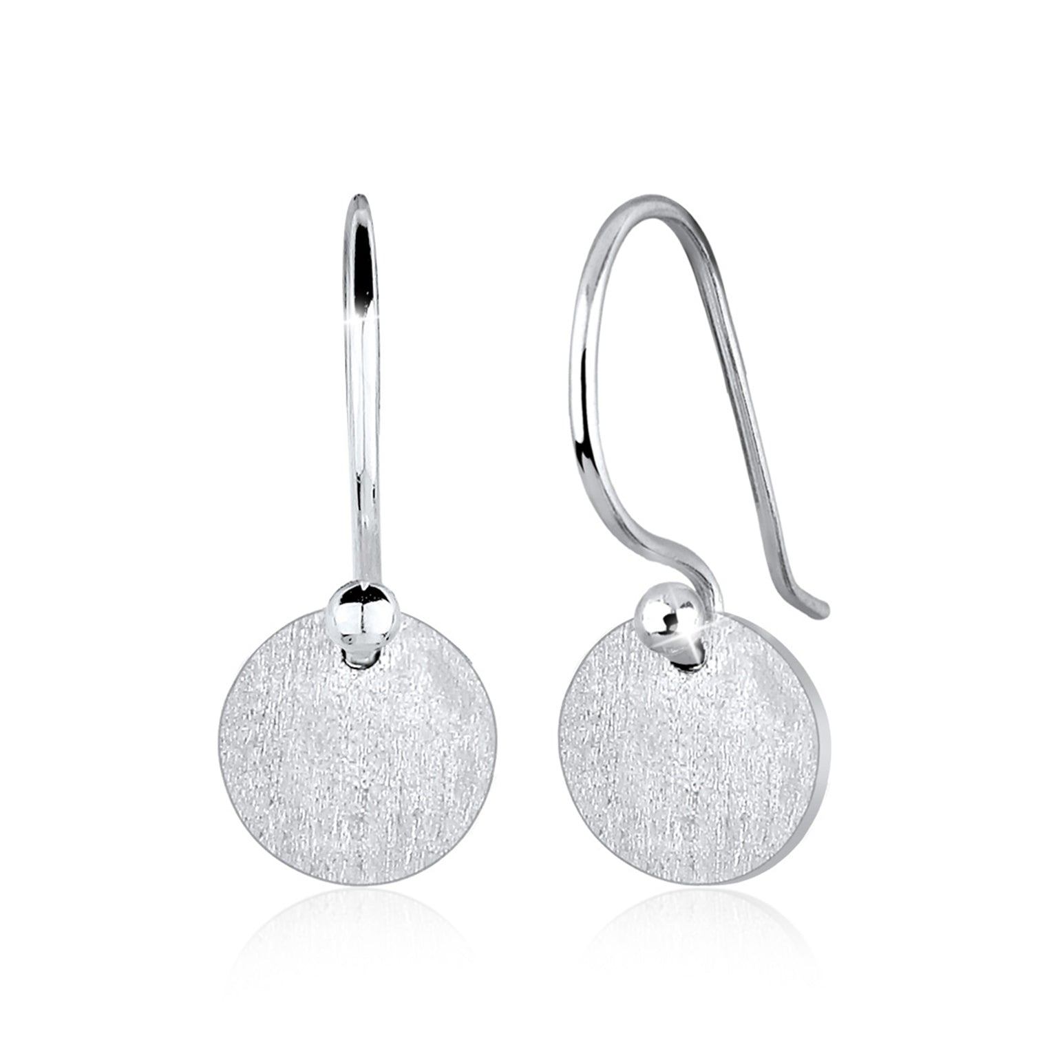 Silber - Elli | Ohrhänger Geo | 925er Sterling Silber