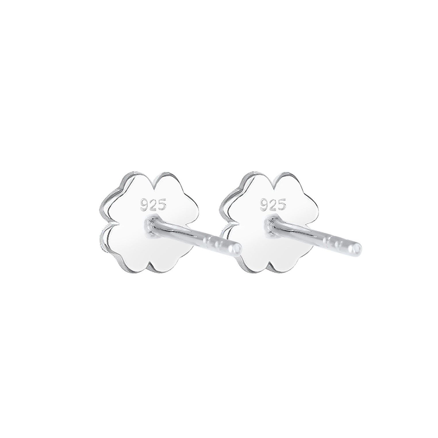 Silber - Elli | Ohrring Kleeblatt | 925er Sterling Silber