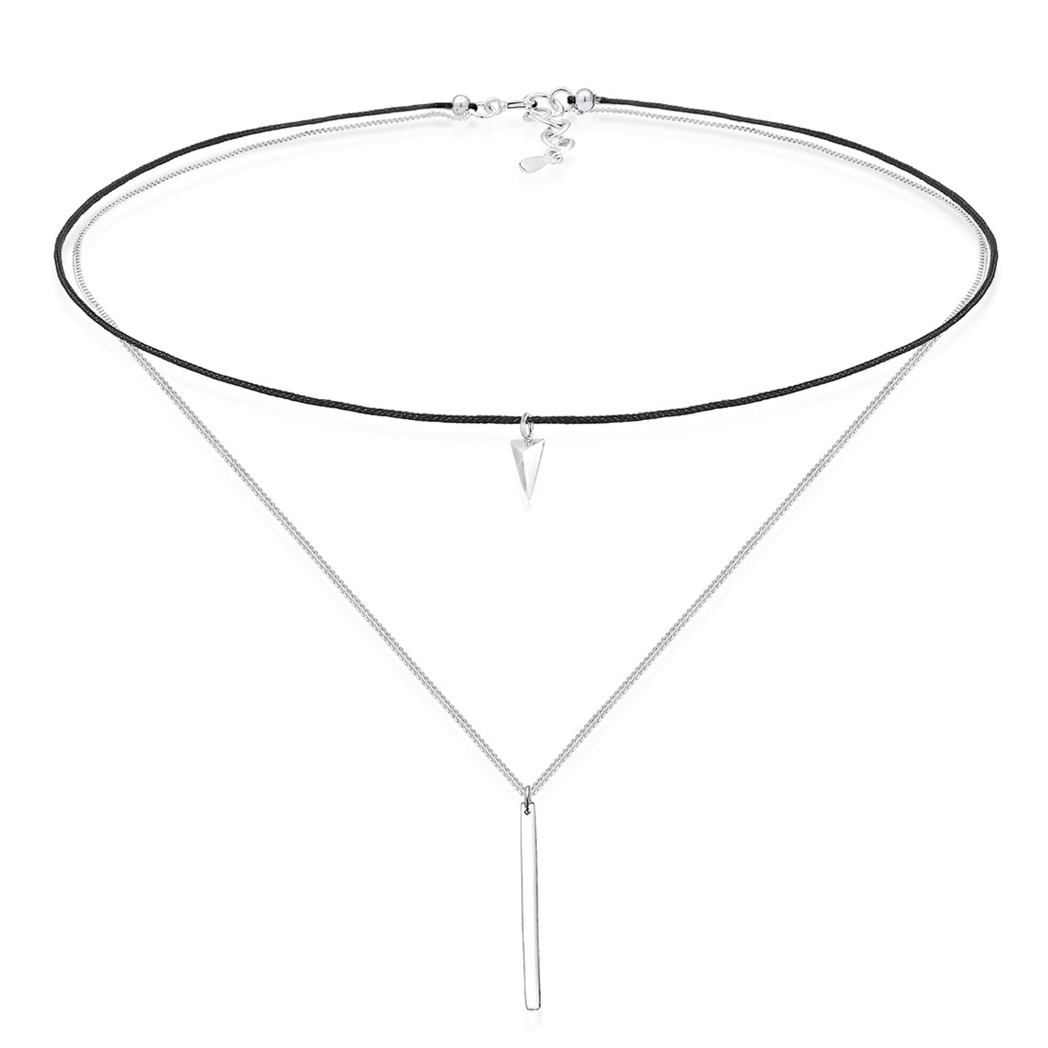 Silber - Elli | Layer-Choker | 925 Sterling Silber
