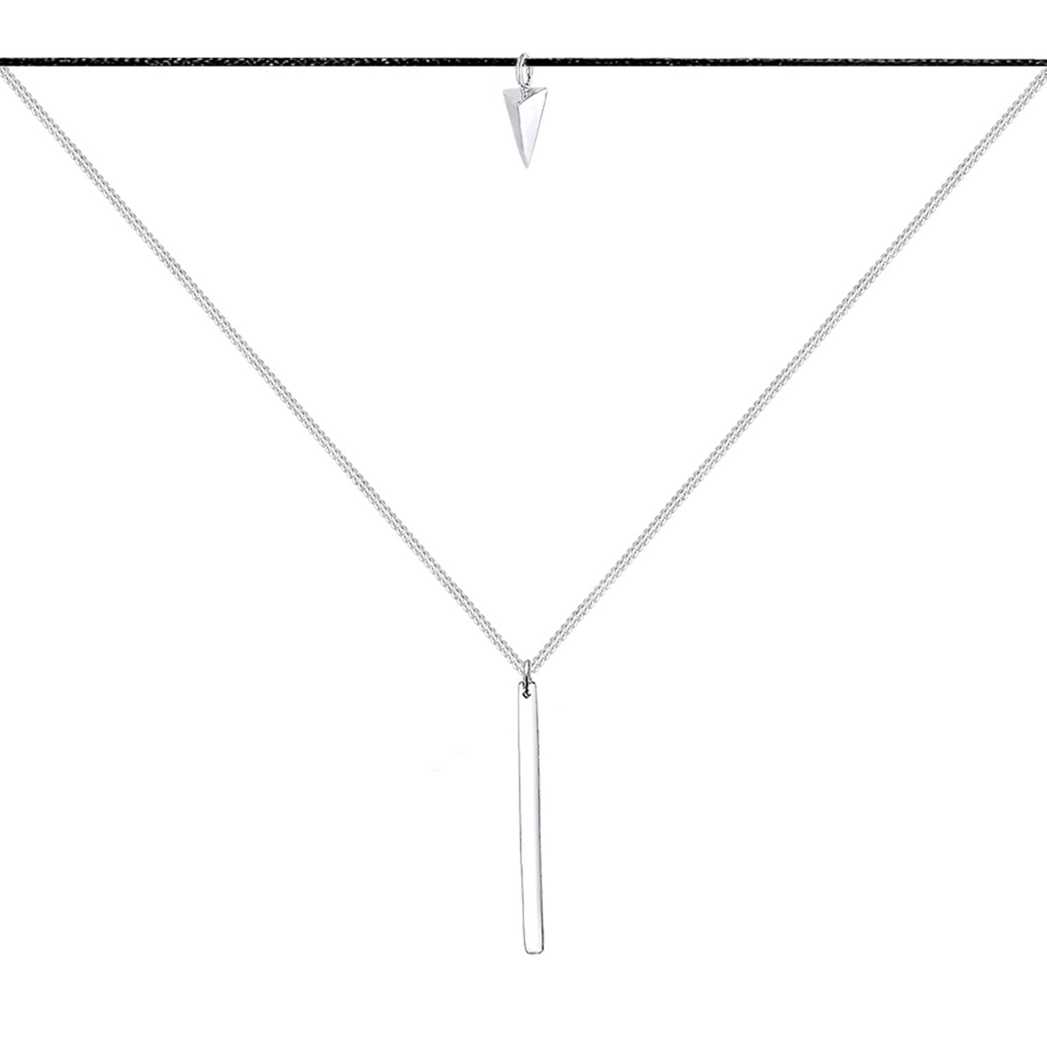 Silber - Elli | Layer-Choker | 925 Sterling Silber
