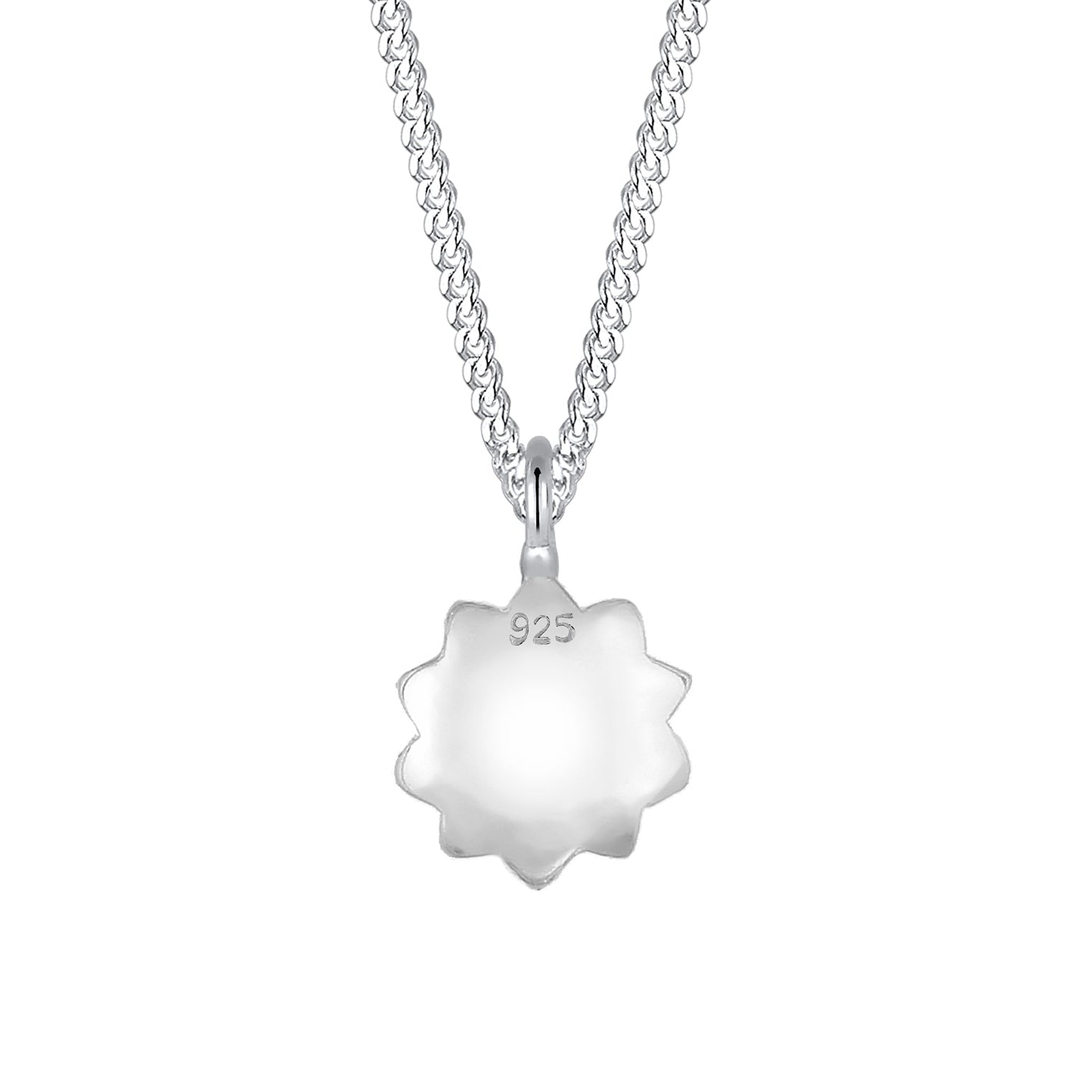 Silber - Elli | Halskette Blume | Emaille | 925er Sterling Silber