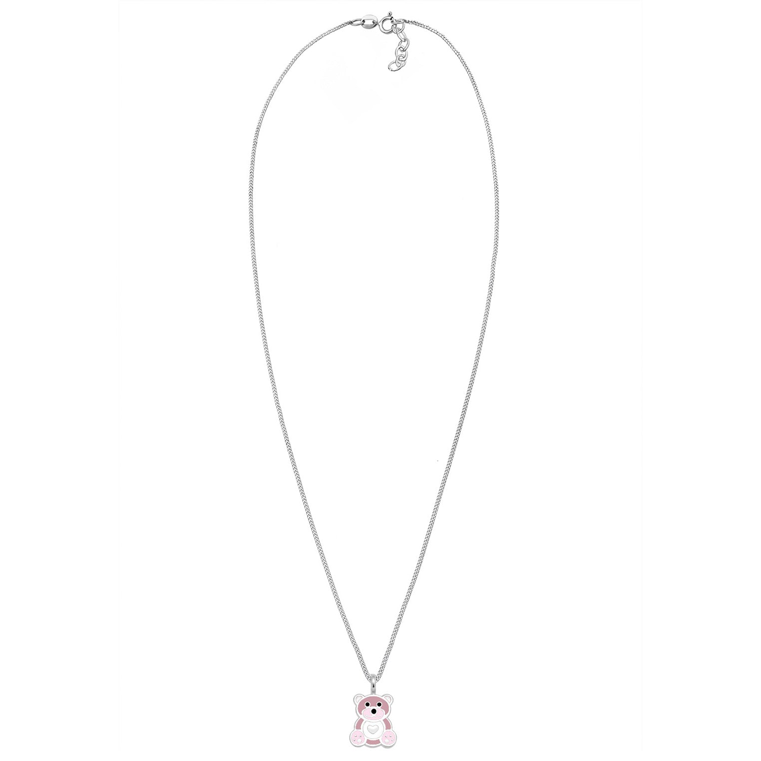 Rosa - Elli | Halskette Bär | 925er Sterling Silber