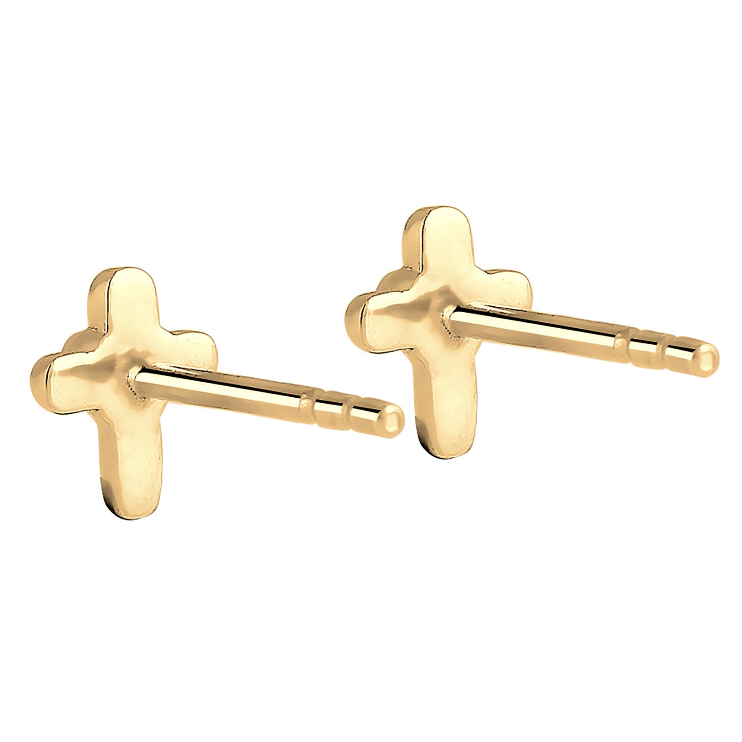 Gold - Elli | Ohrring Herz | 925 Sterling Silber vergoldet