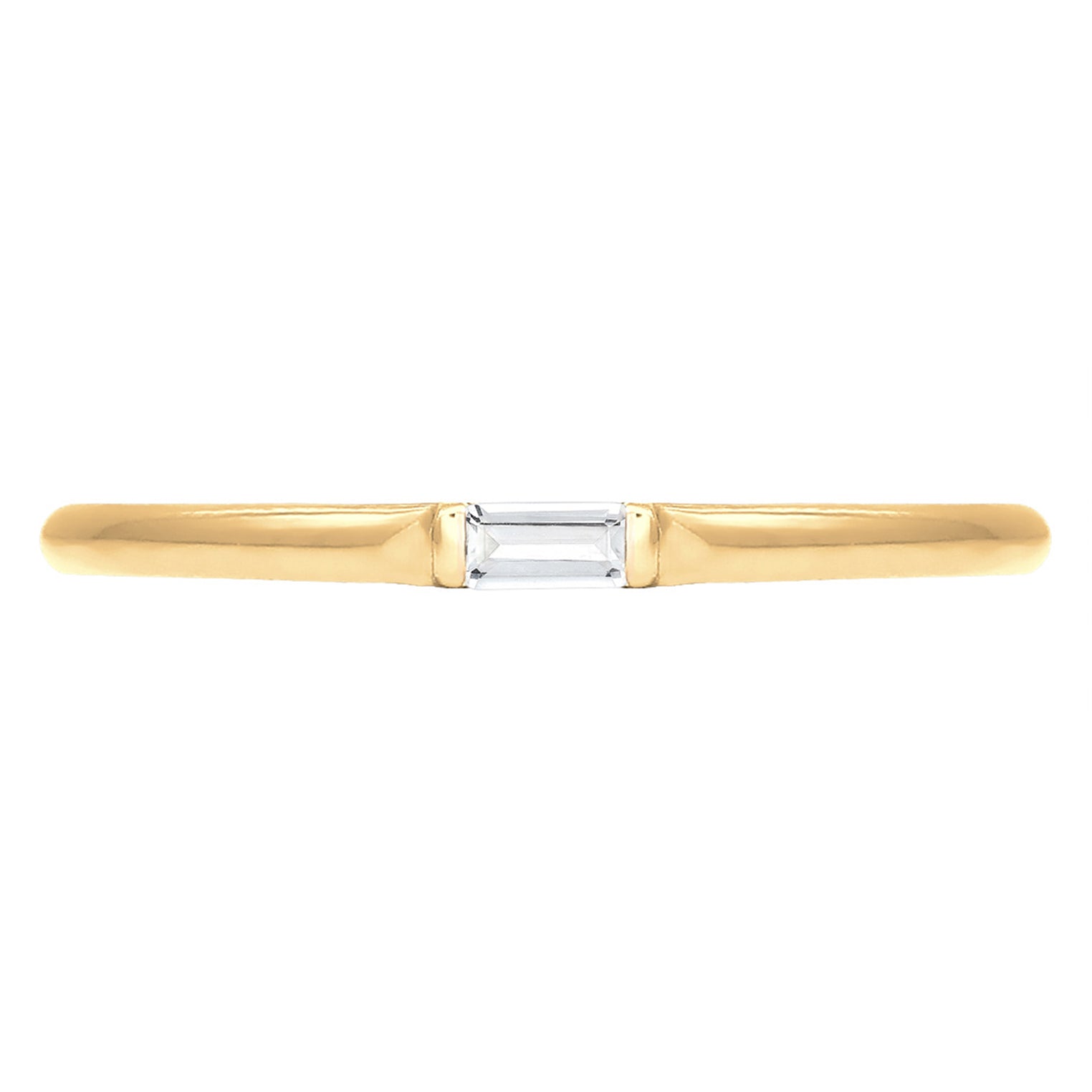 Gold - Elli PREMIUM | Verlobungsring | Topas ( Weiß ) | 585 Gelbgold