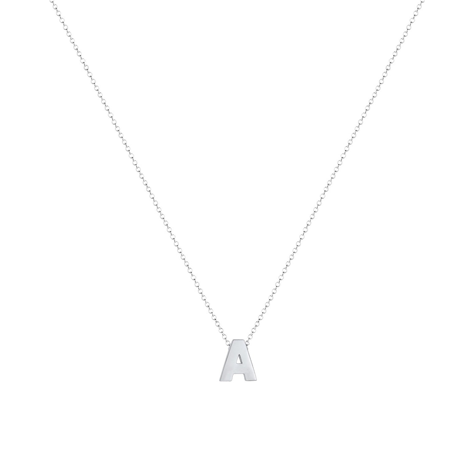 Silber - Elli | Halskette Buchstabe | 925er Sterling Silber