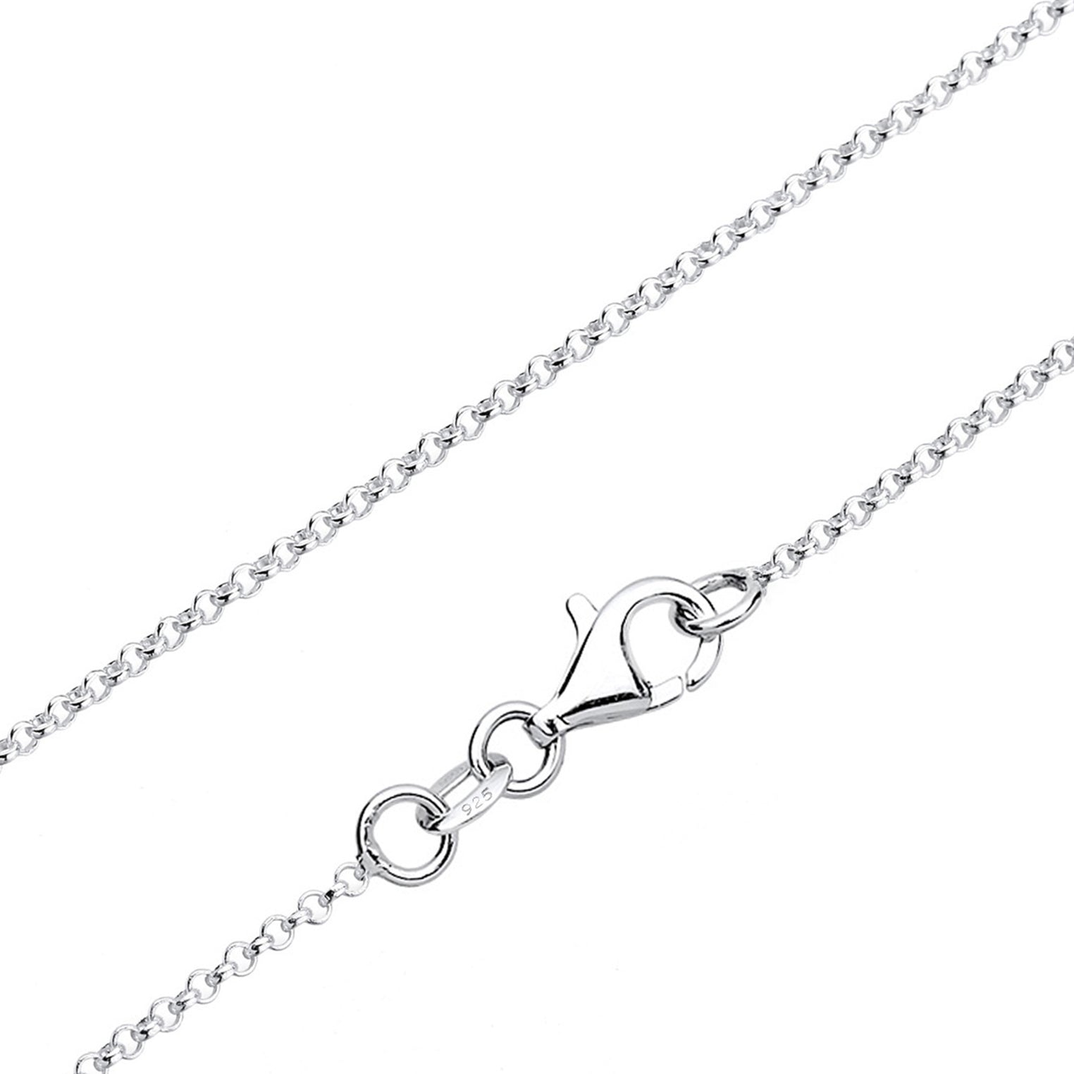 Silber - Elli | Halskette Buchstabe L | 925er Sterling Silber