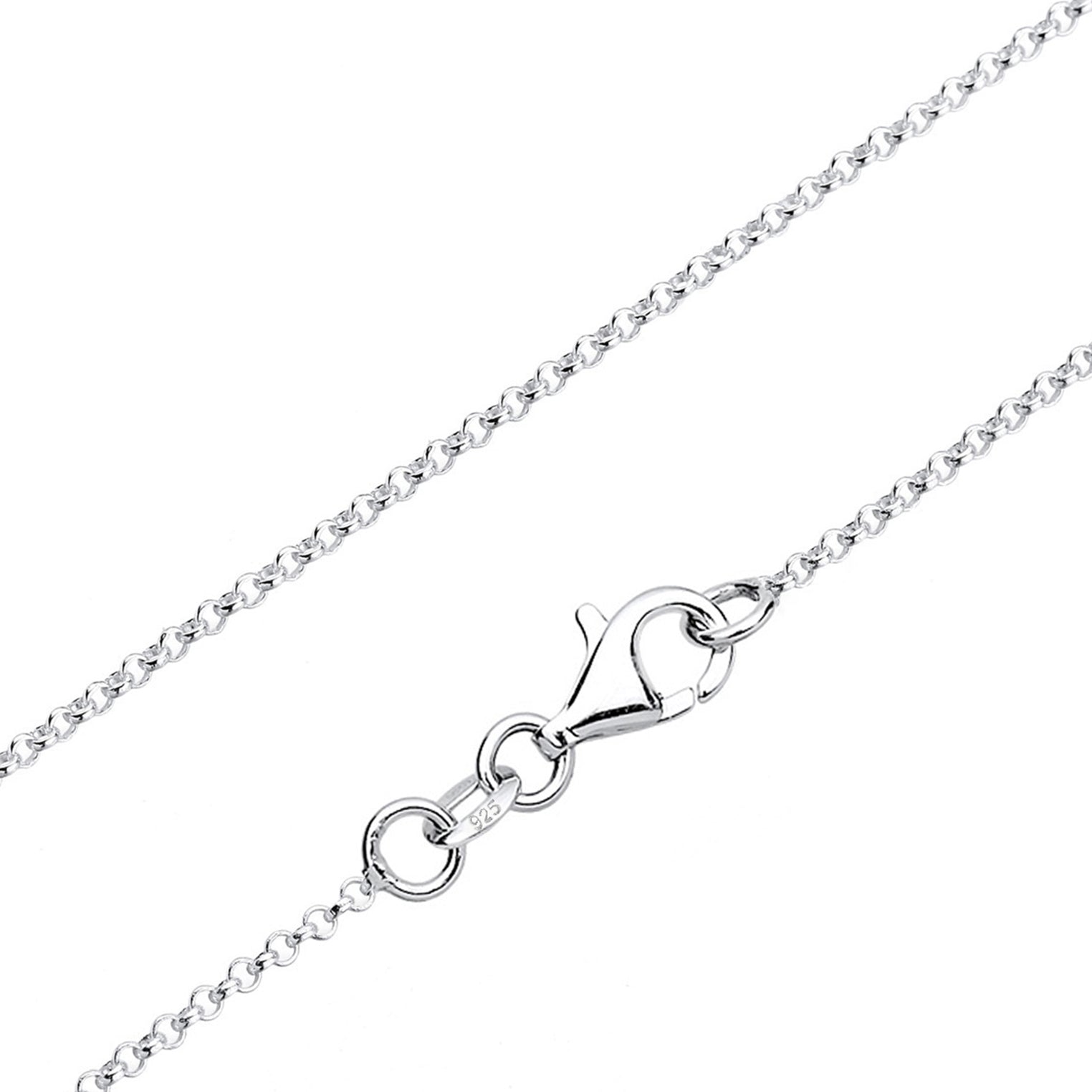 Silber - Elli | Halskette Buchstabe H | 925er Sterling Silber