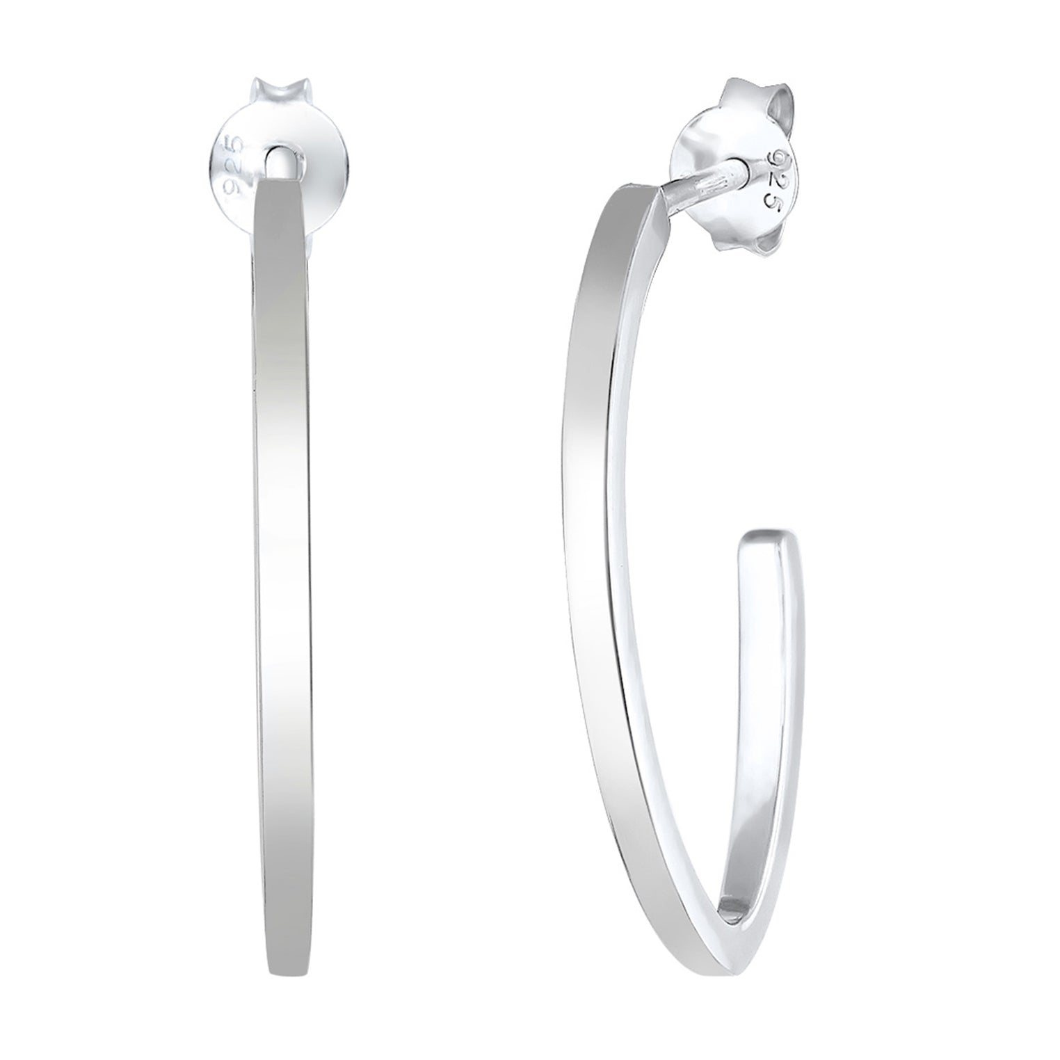 Silber - Elli | Creole | 925er Sterling Silber