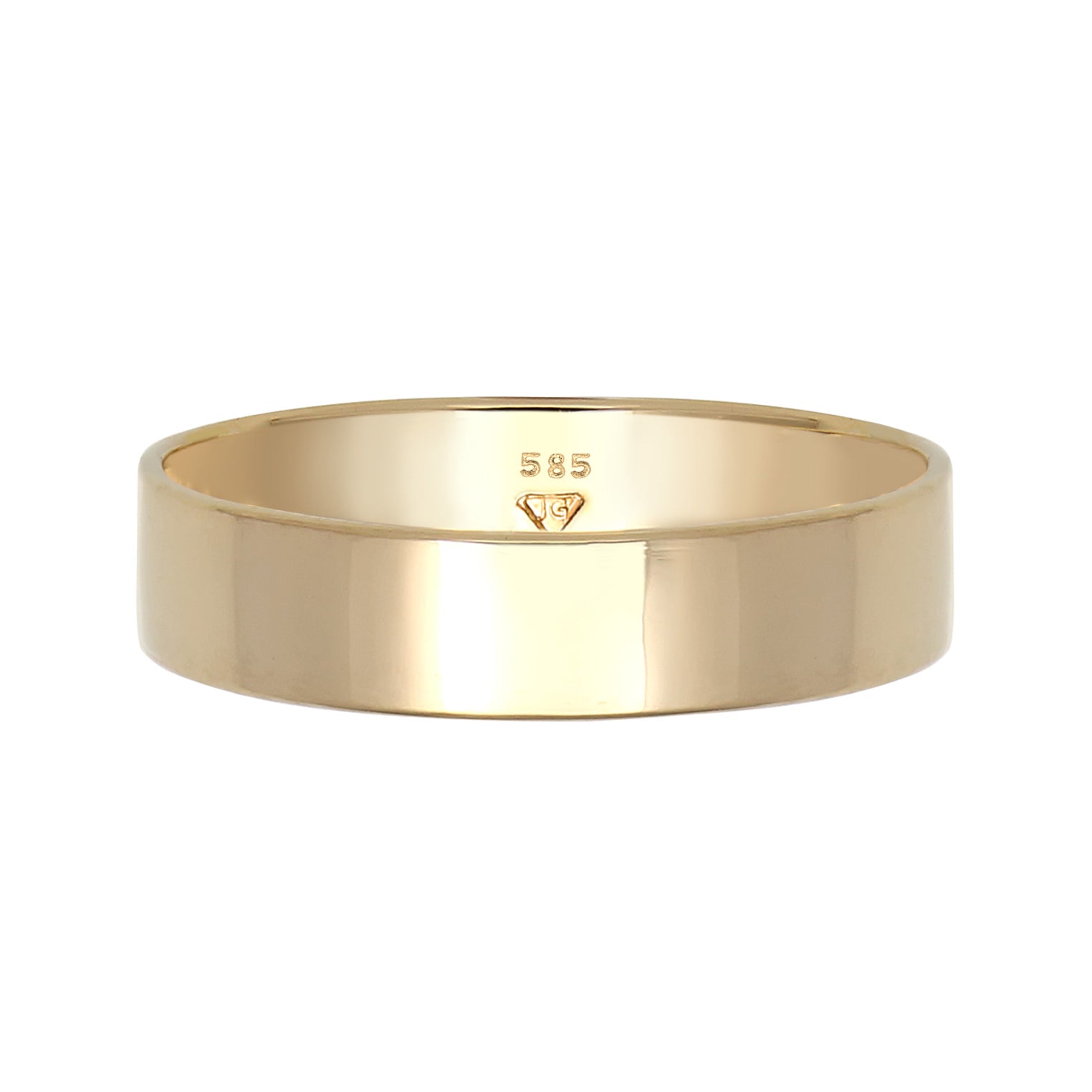 Gold - Elli PREMIUM | Bandring | 585 Gelbgold